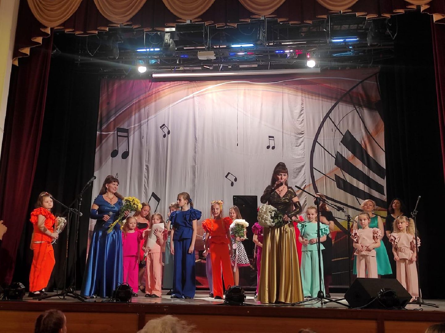 юбилейный концерт, дети, вокальная студия, дети и родители,песни, эстрада,творческие коллективы,пушкино,