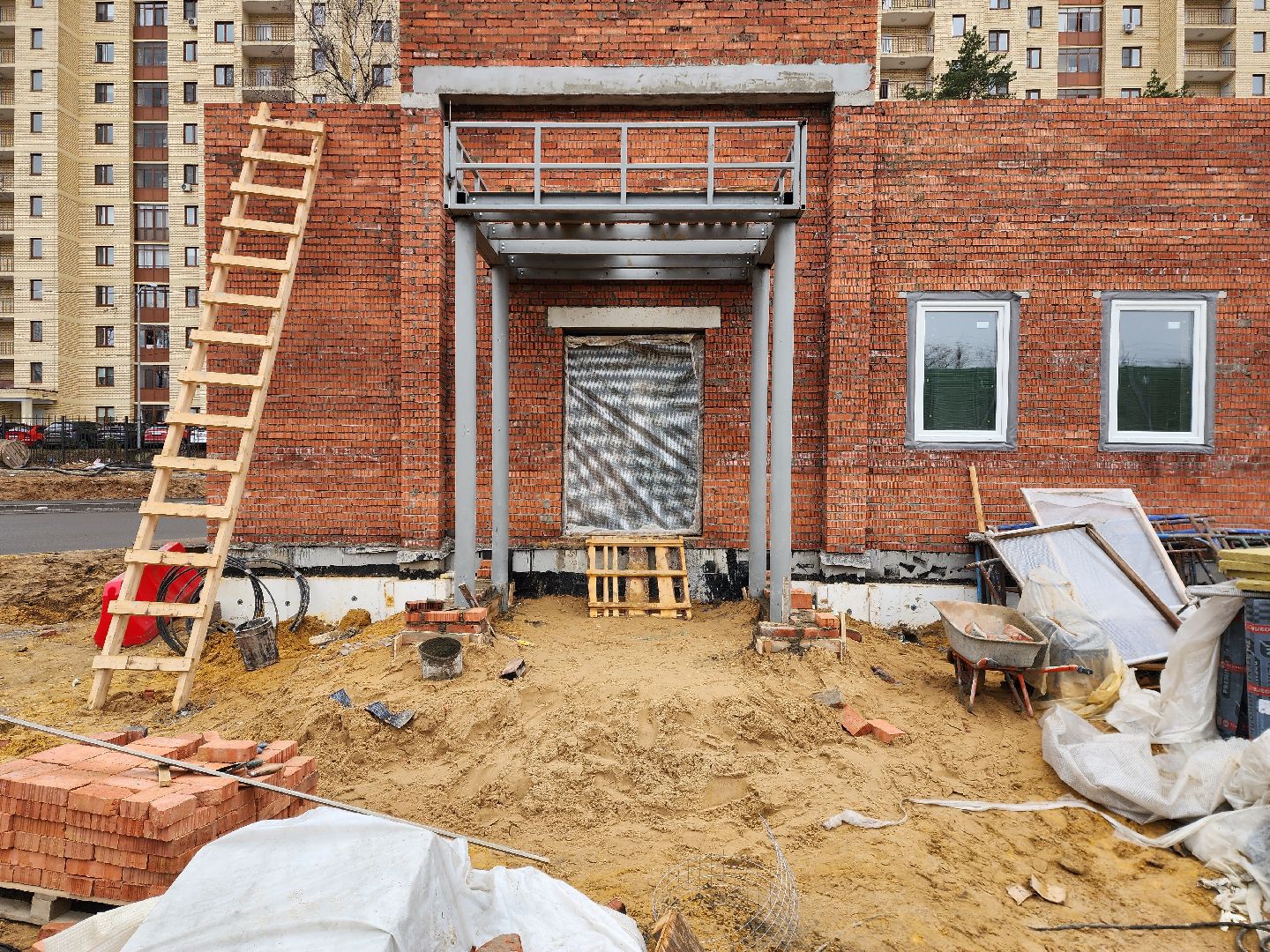 раменское, строительство, пункт управления обеспечением транспортной безопасности на путепрооводе, удельная,