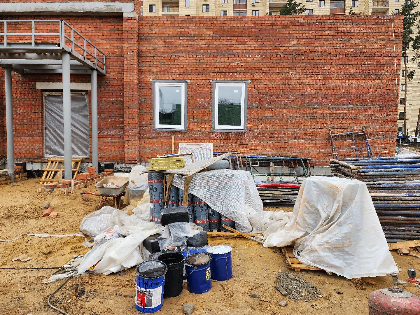 раменское, строительство, пункт управления обеспечением транспортной безопасности на путепрооводе, удельная,