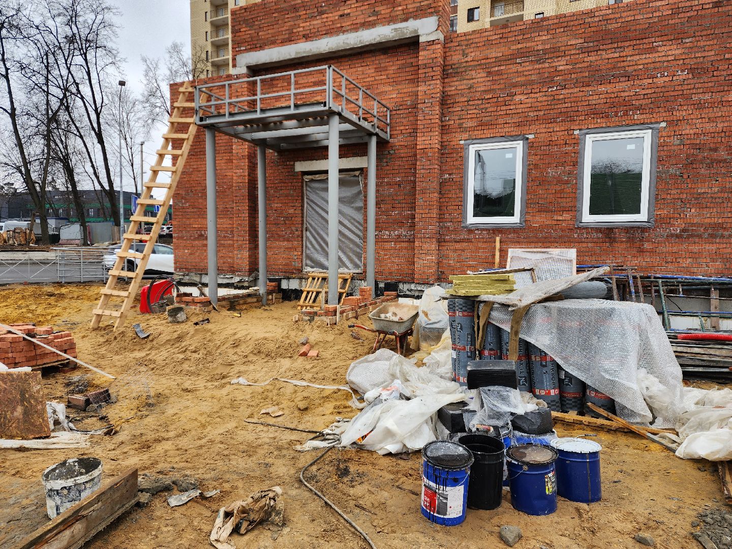 раменское, строительство, пункт управления обеспечением транспортной безопасности на путепрооводе, удельная,