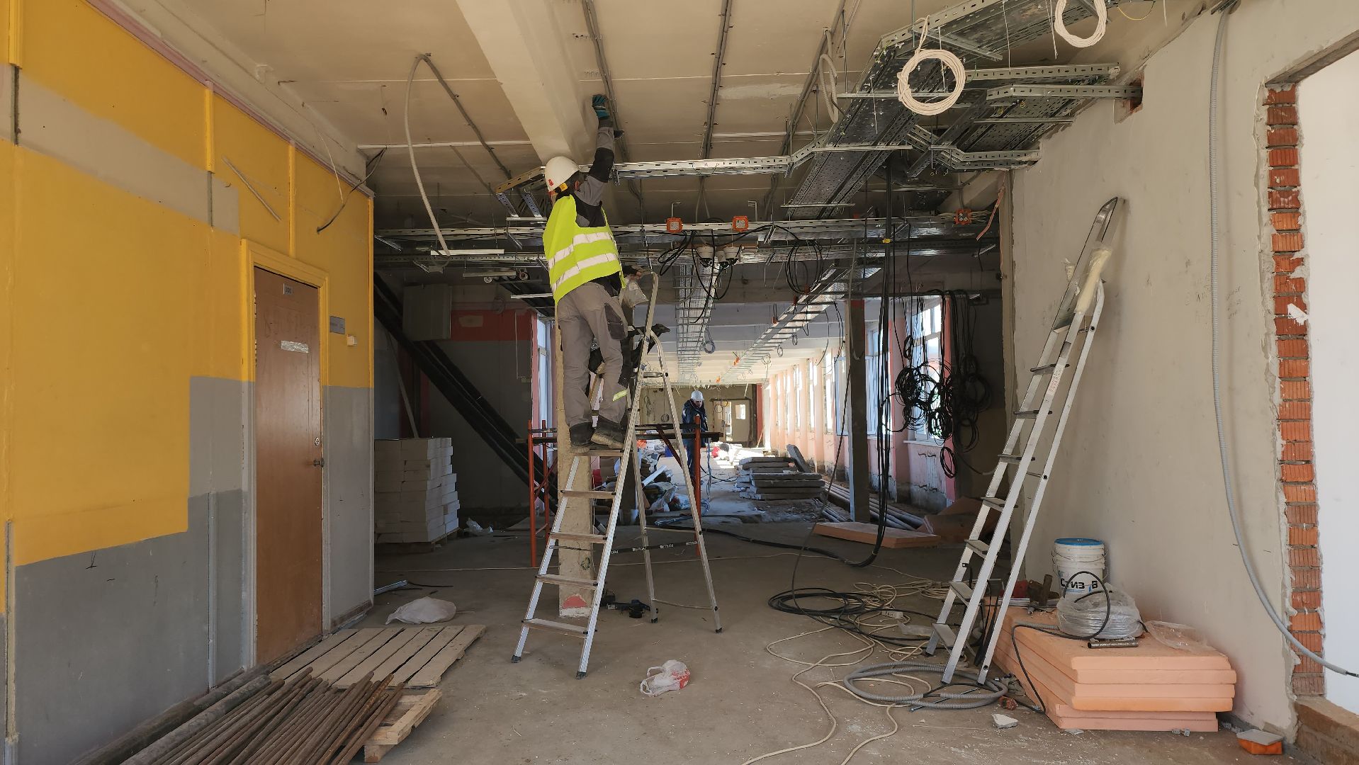 серпухов, подмосковье, капремонт школы,