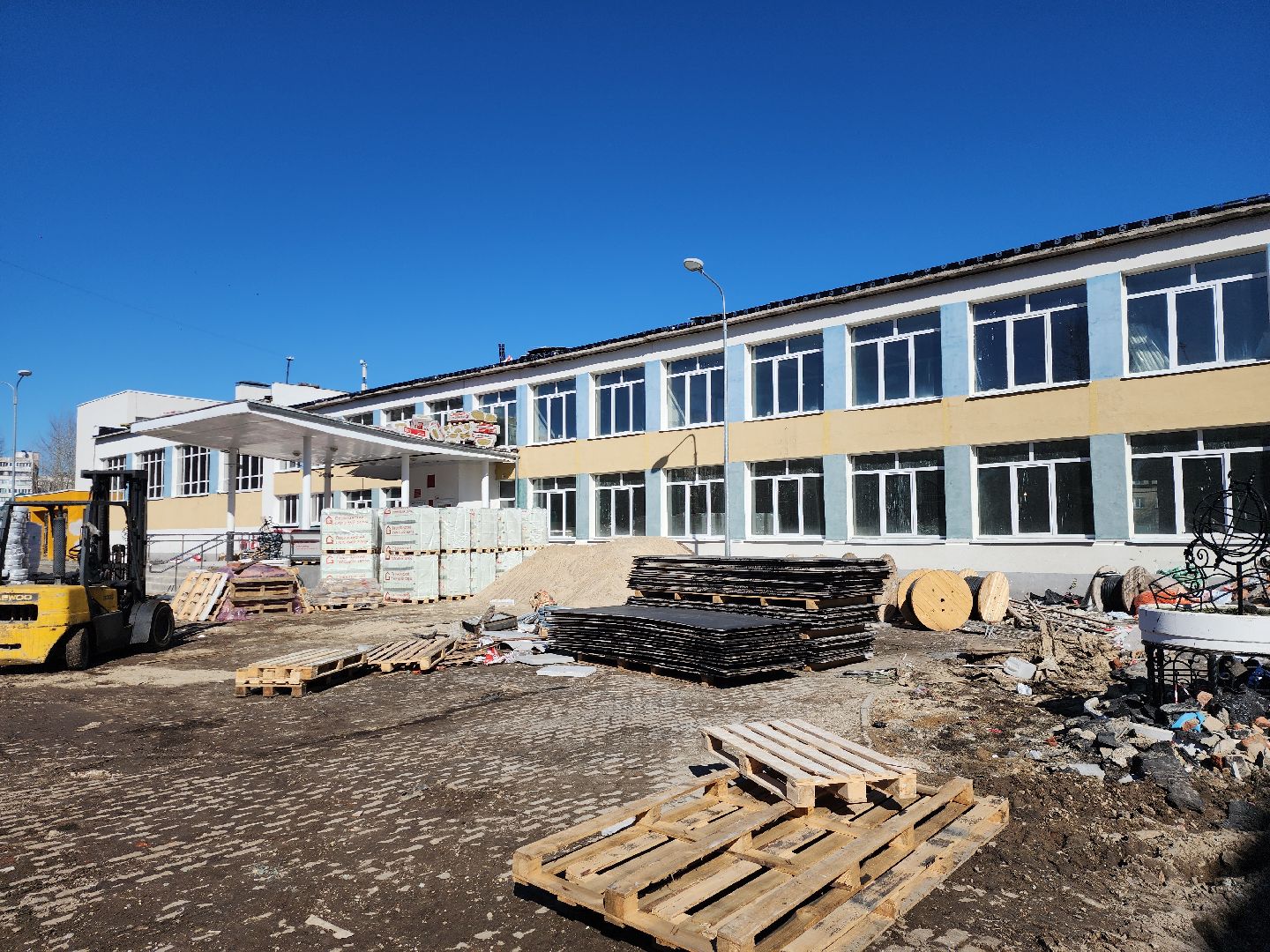 серпухов, подмосковье, капремонт школы,