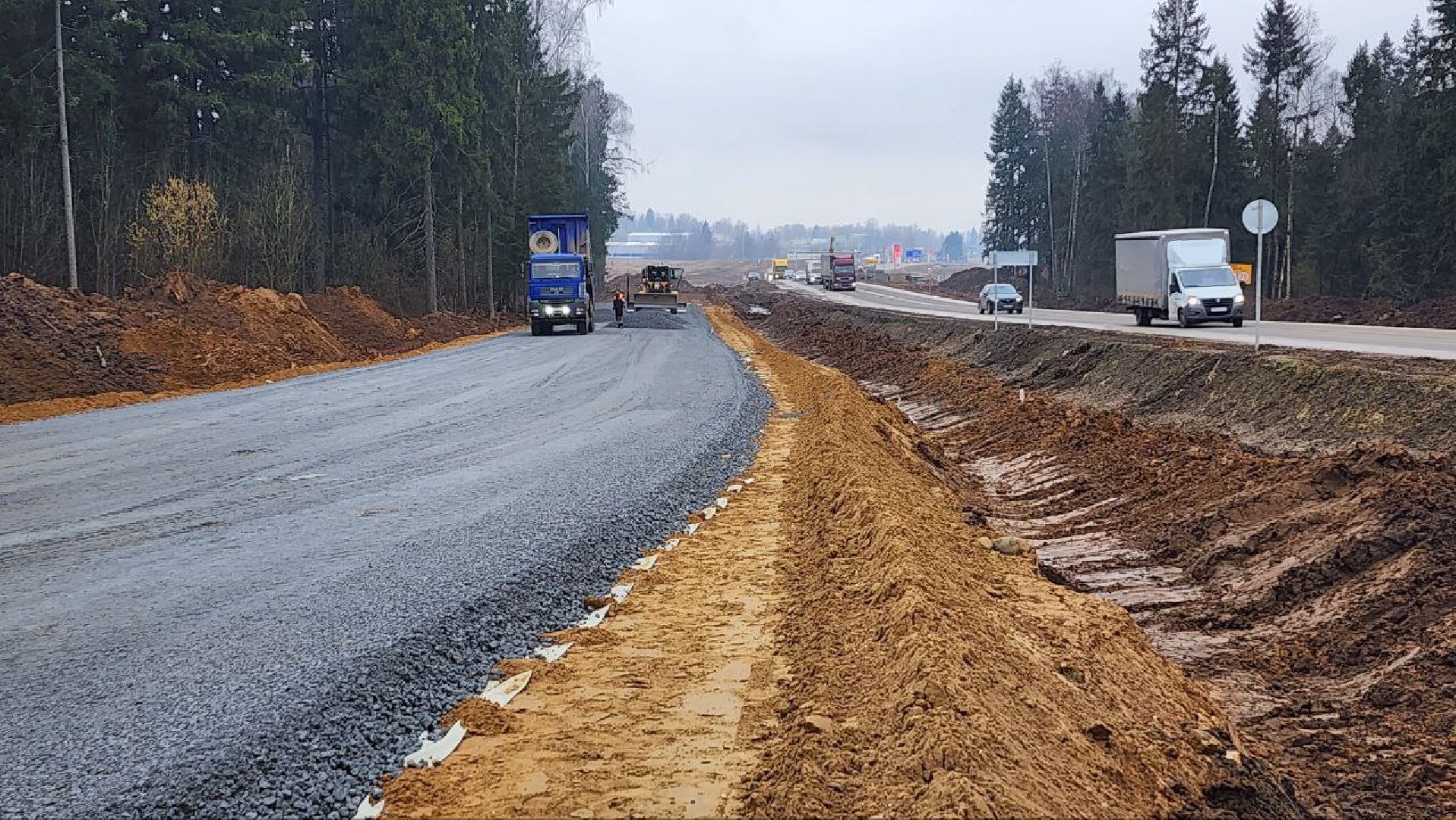 Дмитров, ЦКАД, Автодор, Развязка на Дмитровском шоссе,