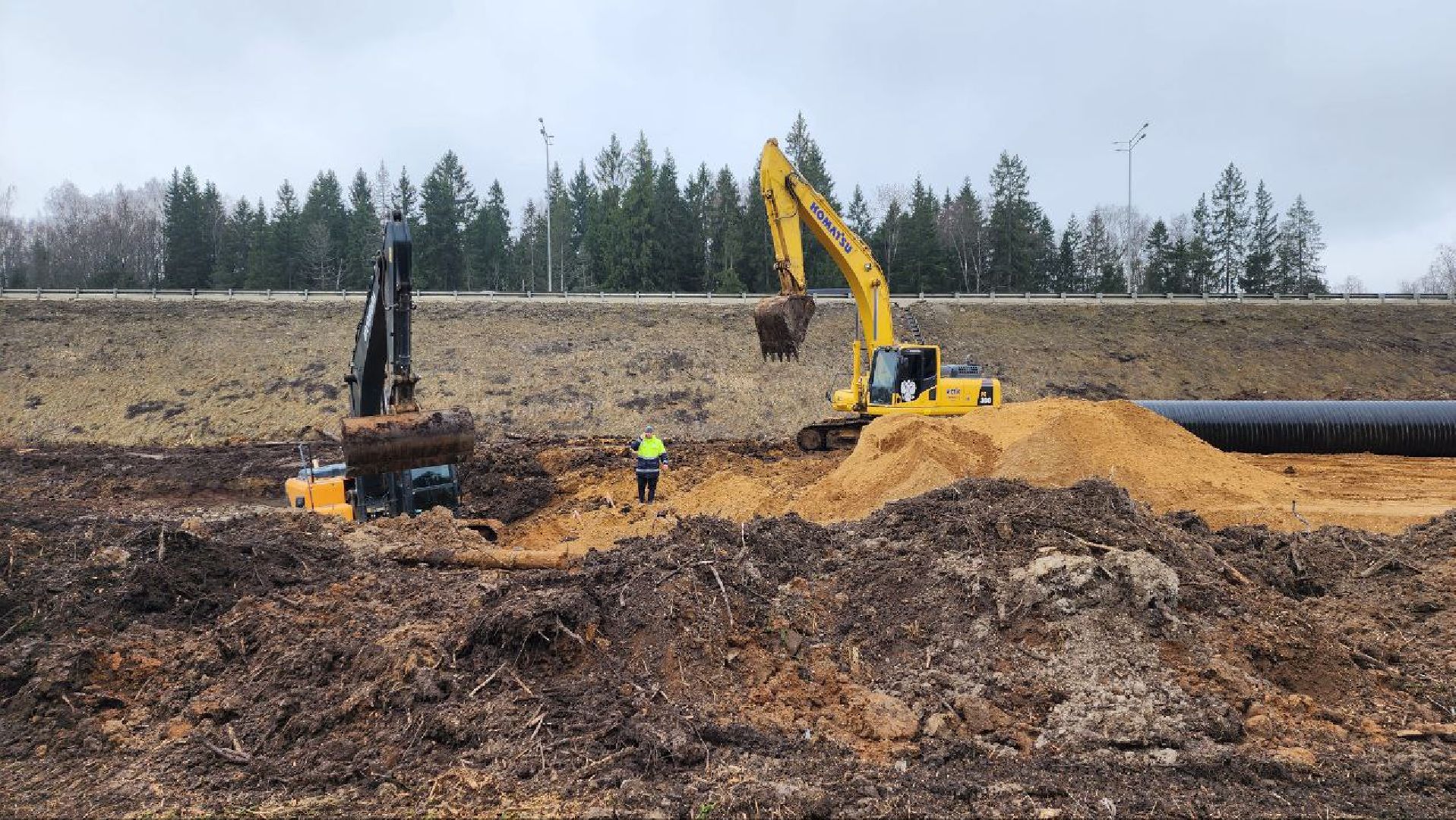 Дмитров, ЦКАД, Автодор, Развязка на Дмитровском шоссе,