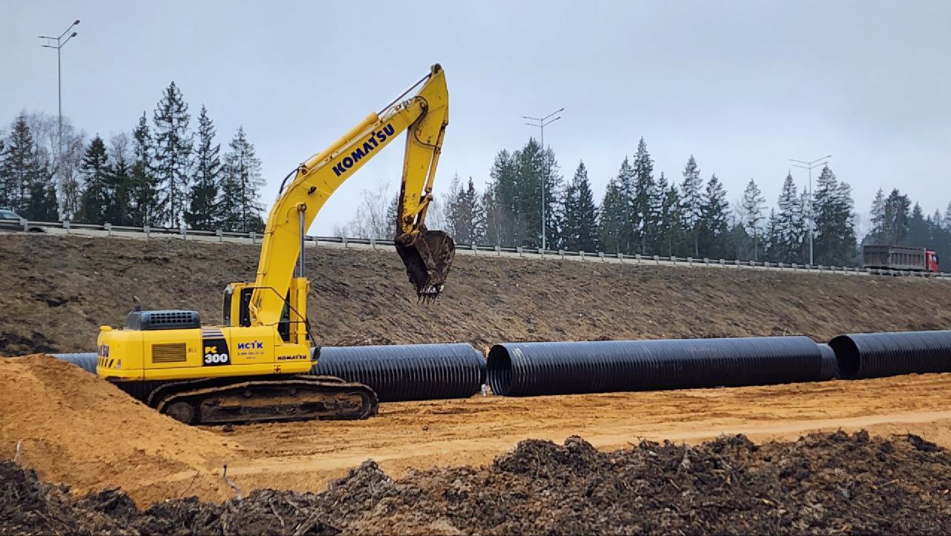 Дмитров, ЦКАД, Автодор, Развязка на Дмитровском шоссе,