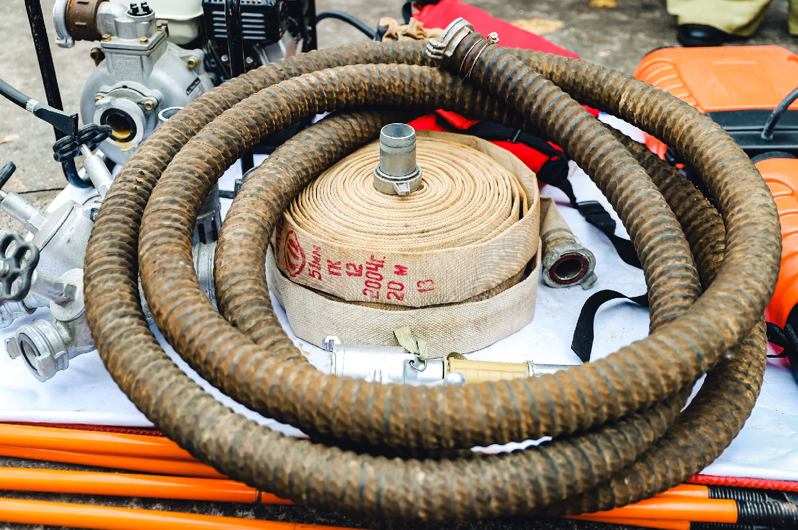 Смотр, Пожар, Ликвидация,