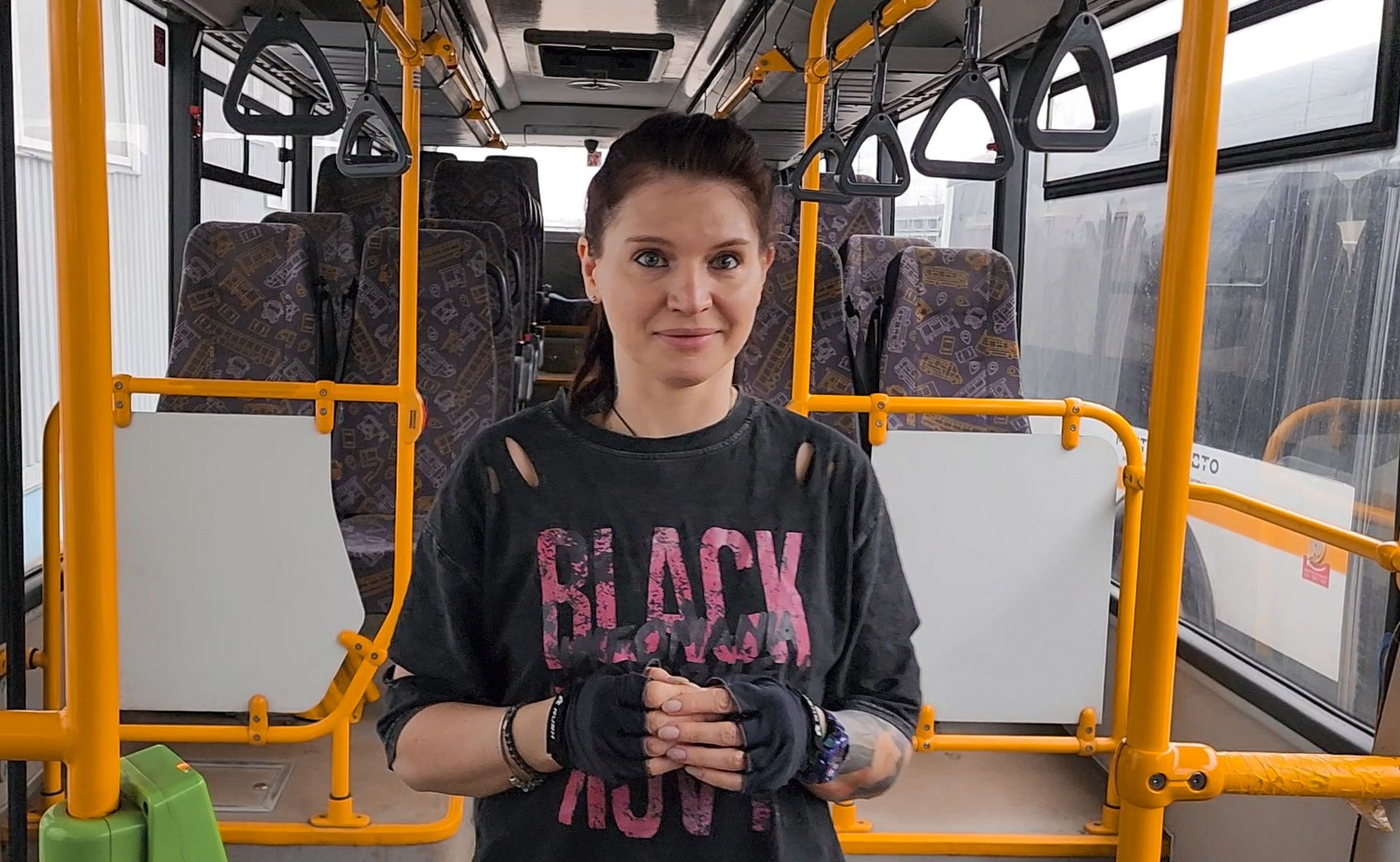 Бронницы, Мострансавто, Девушка водитель автобуса, Бронницкое АТП,