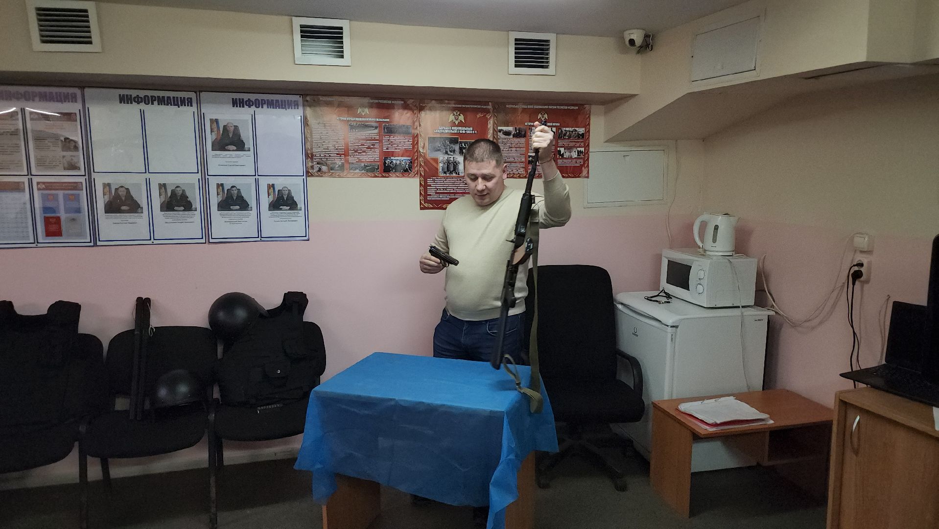 Сборка автомата, Росгвардия, Юнармия, щёлково,