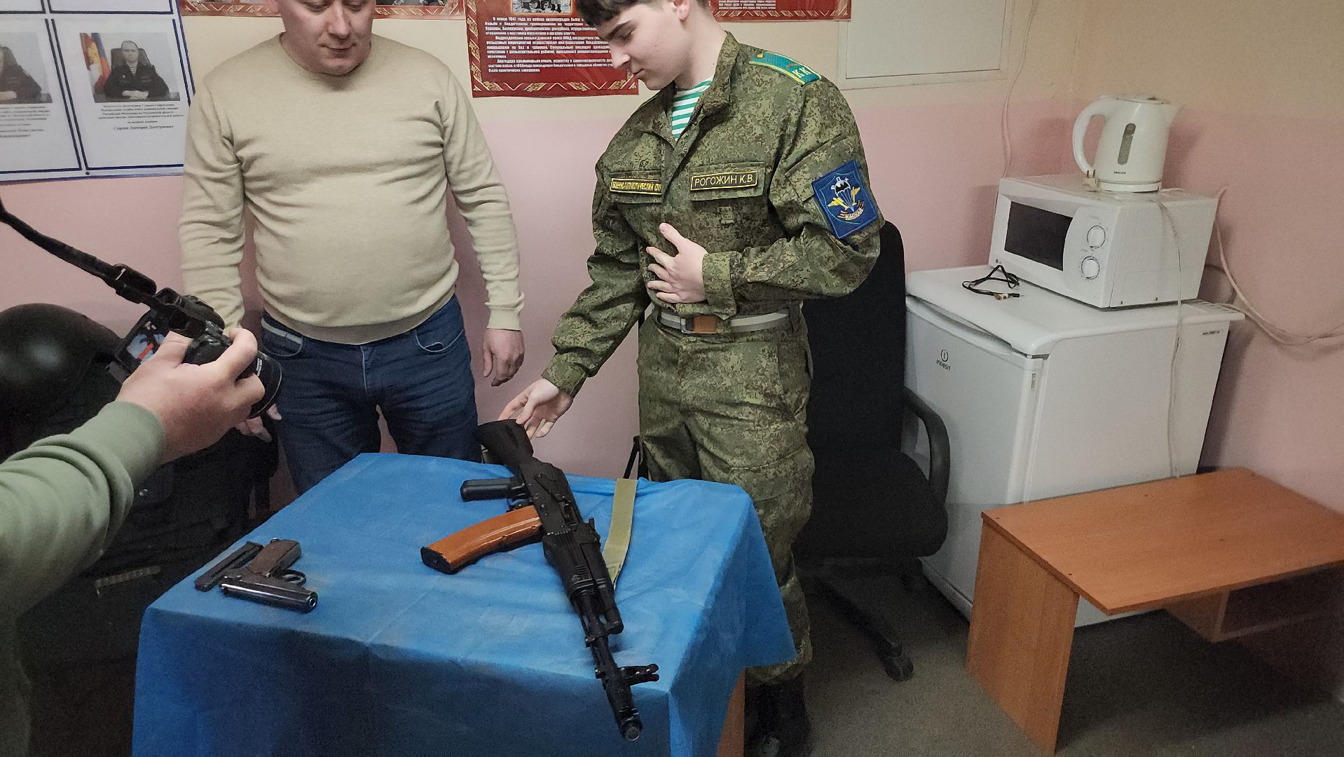 Сборка автомата, Росгвардия, Юнармия, щёлково,