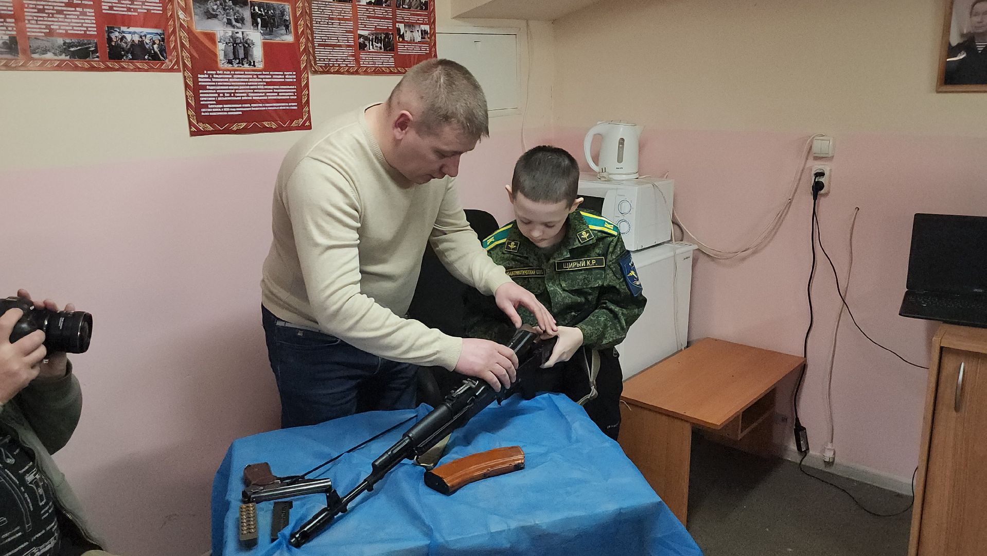 Сборка автомата, Росгвардия, Юнармия, щёлково,