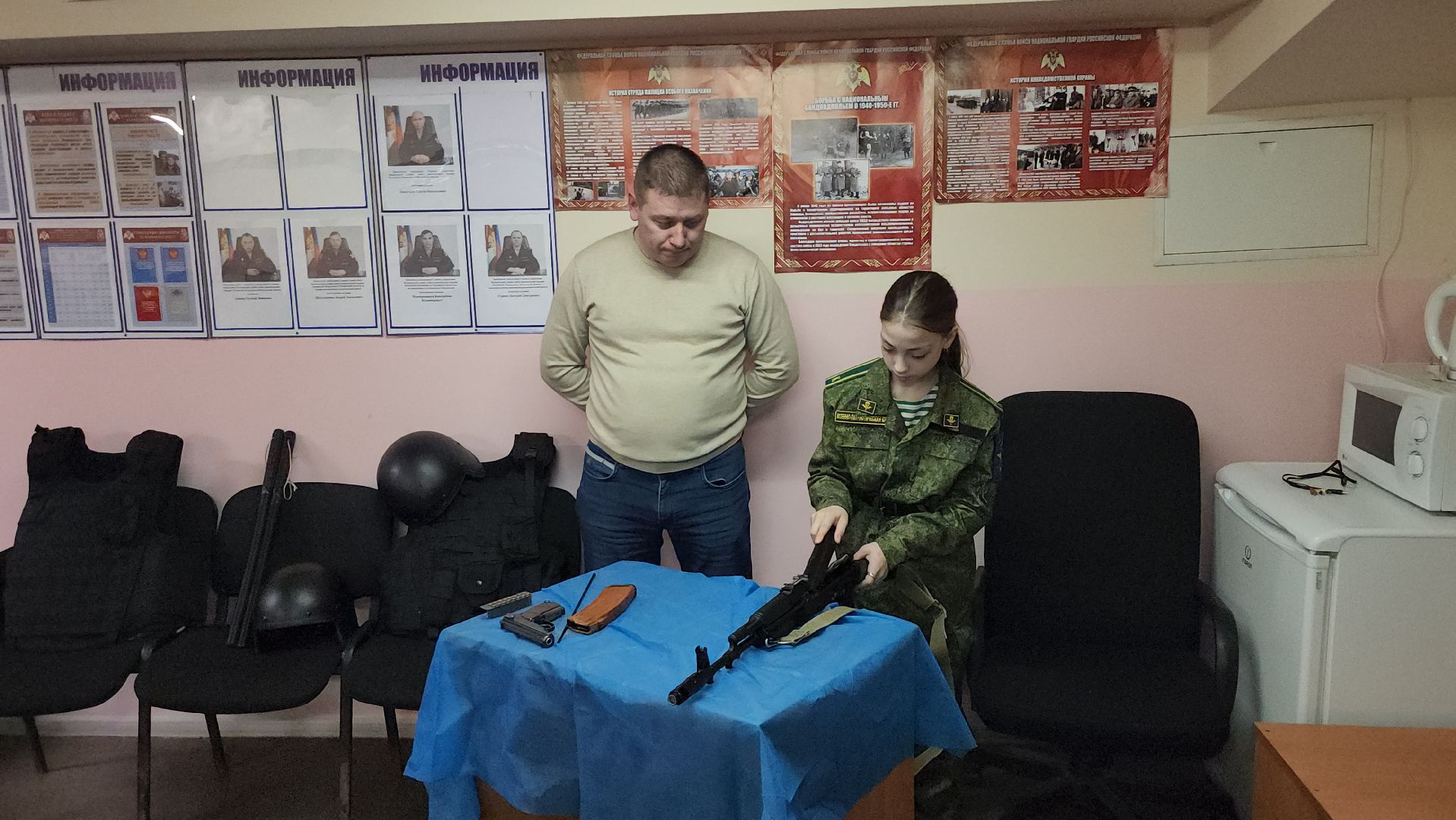 Сборка автомата, Росгвардия, Юнармия, щёлково,