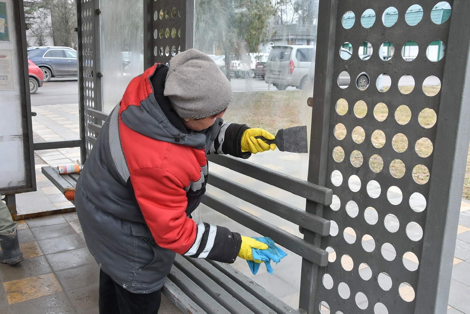 благоустройство, Власиха остановочные павильоны, ремонт остановок, МКУ ЖКХ и благоустройство,