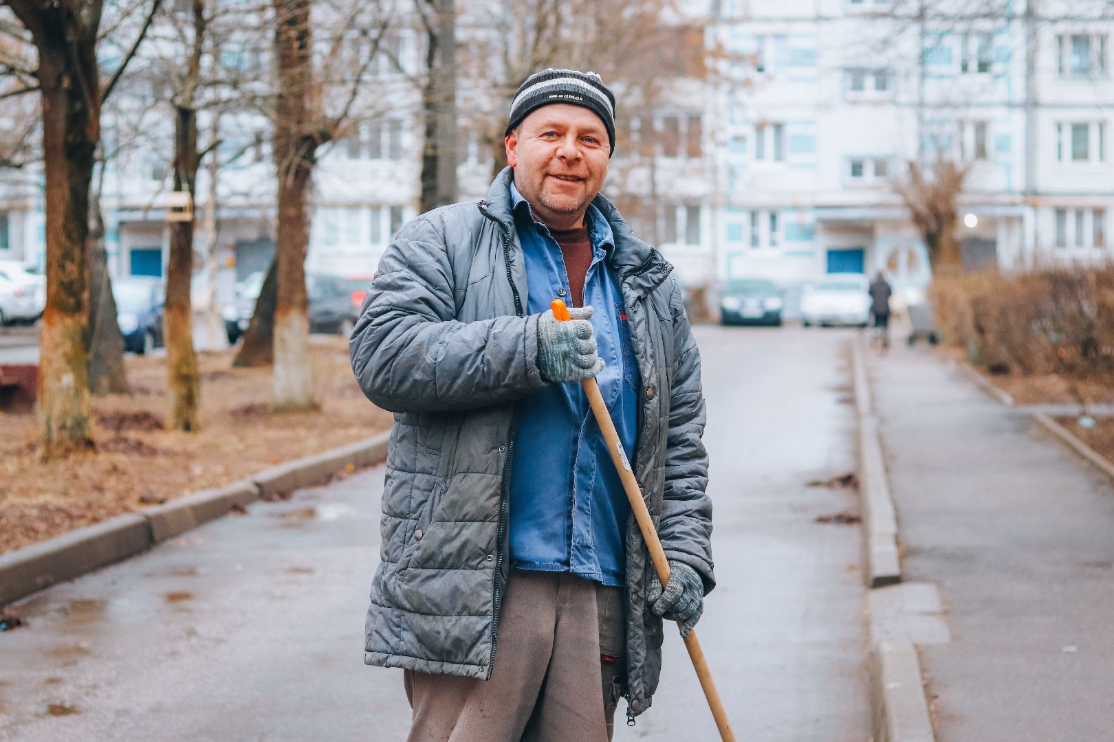 Клин, общество, ЖКХ, дворники, истории, уборка дворов,