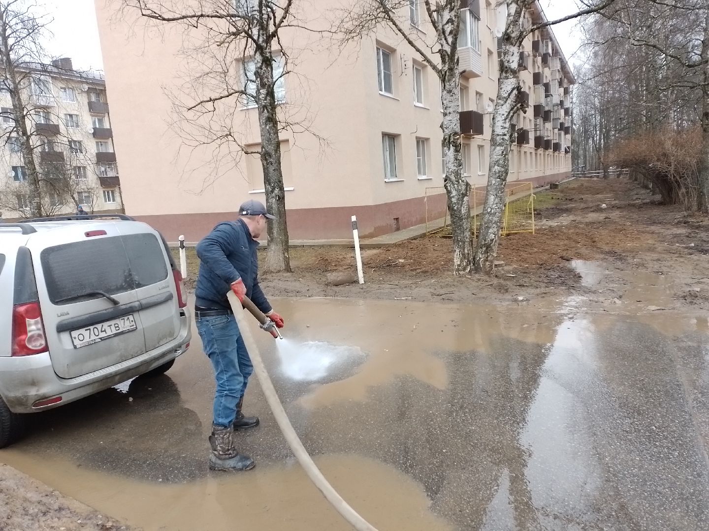 жкх, благоустройсво, городской округ восход, очистка дворов, очистка дорог, парковка автомобилей,