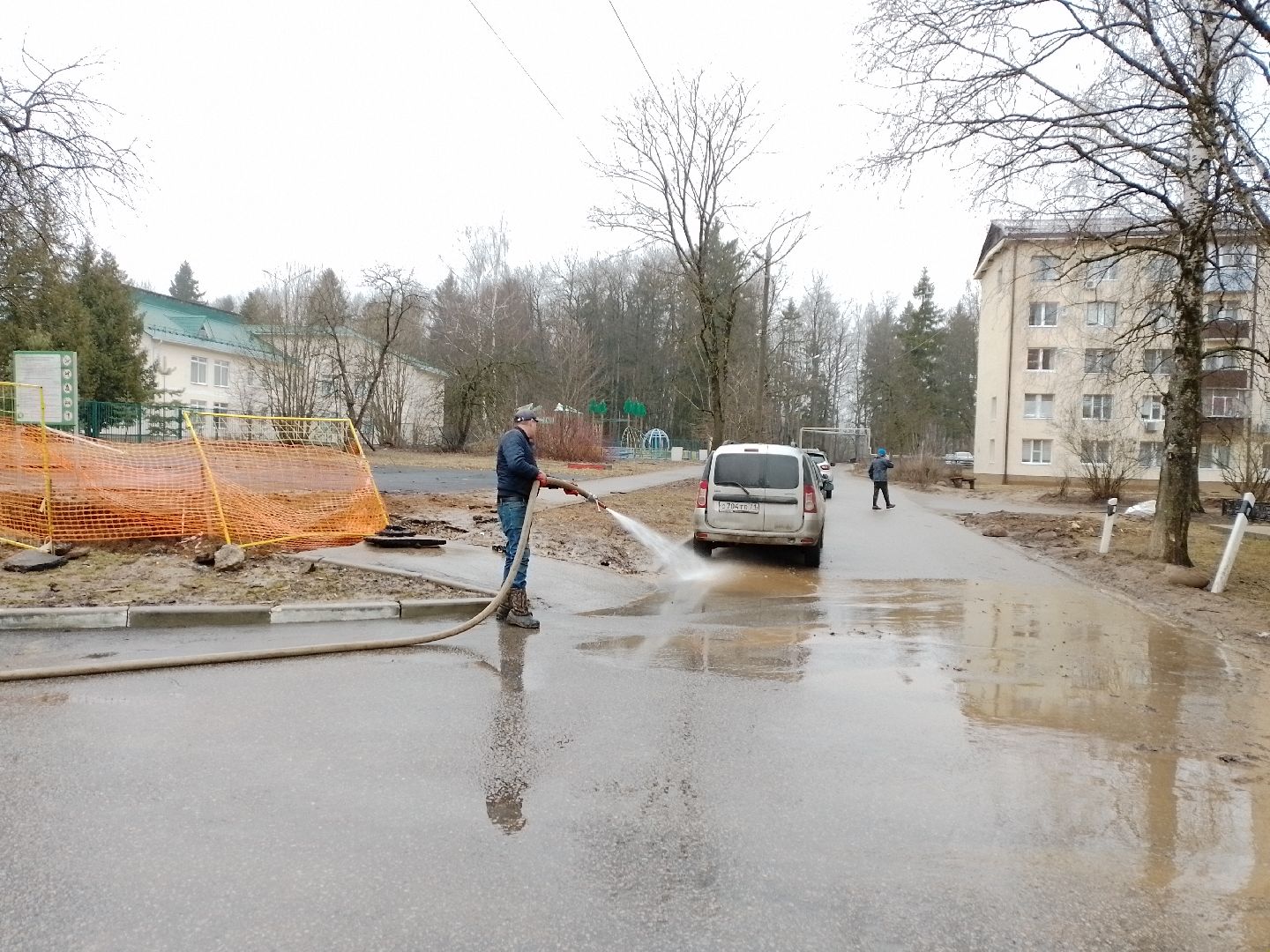 жкх, благоустройсво, городской округ восход, очистка дворов, очистка дорог, парковка автомобилей,
