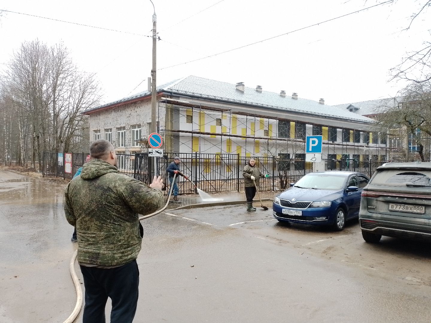 жкх, благоустройсво, городской округ восход, очистка дворов, очистка дорог, парковка автомобилей,