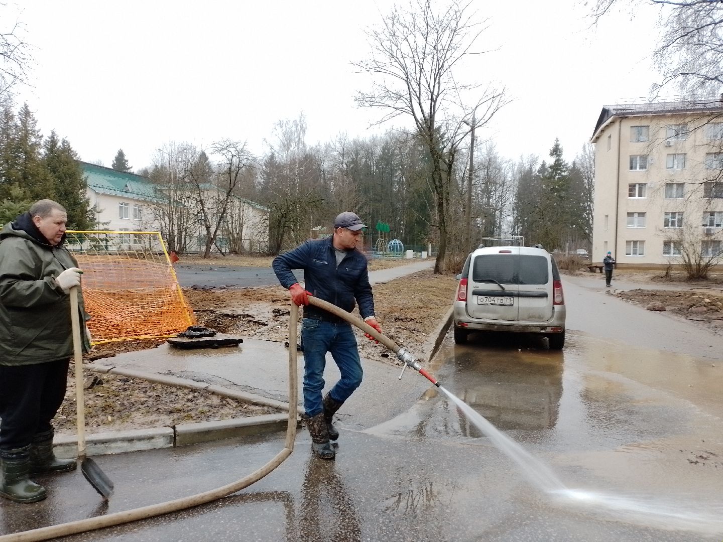 жкх, благоустройсво, городской округ восход, очистка дворов, очистка дорог, парковка автомобилей,
