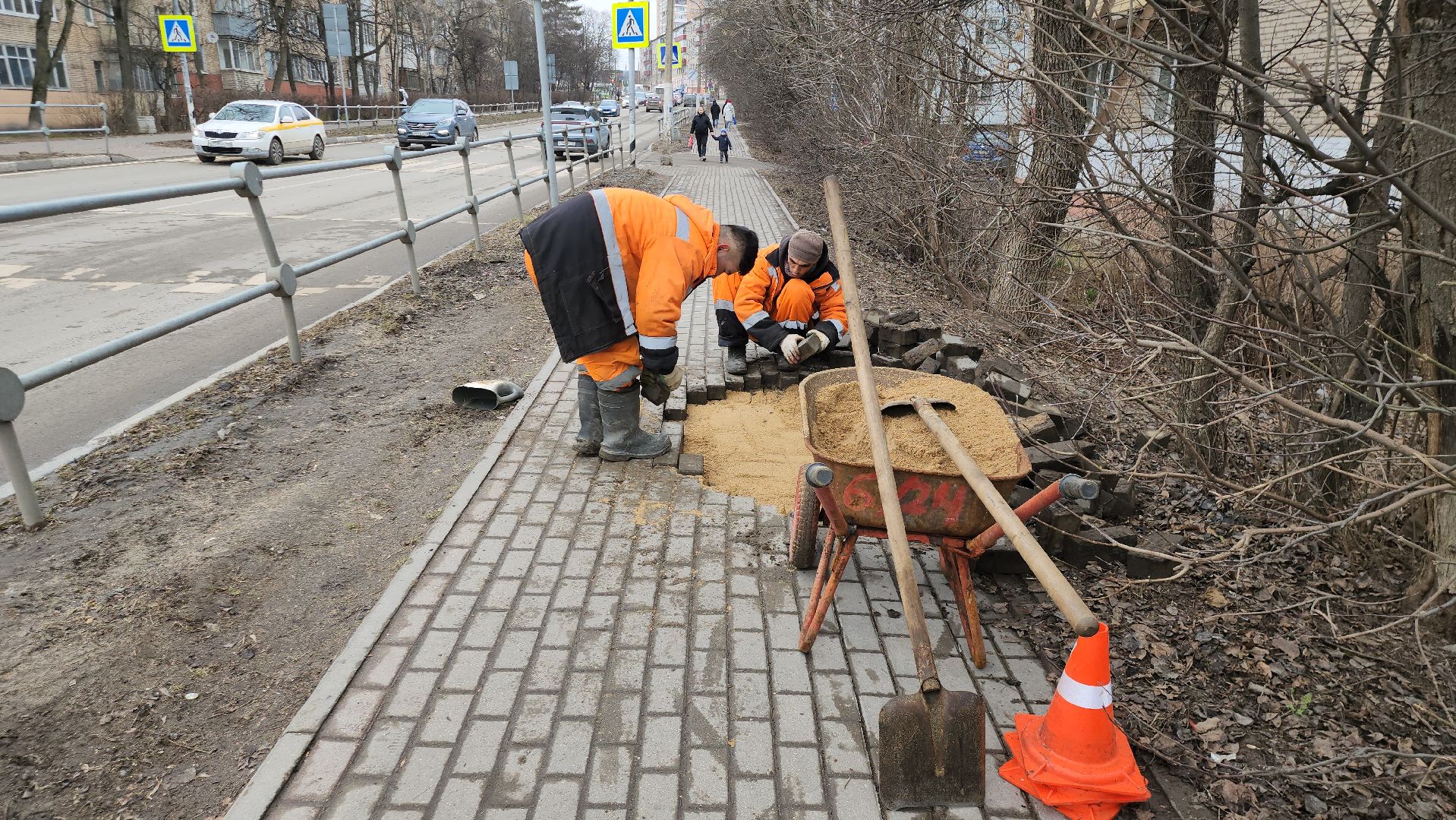 Ремонт, Истра, Тротуар,благоуйстройство,
