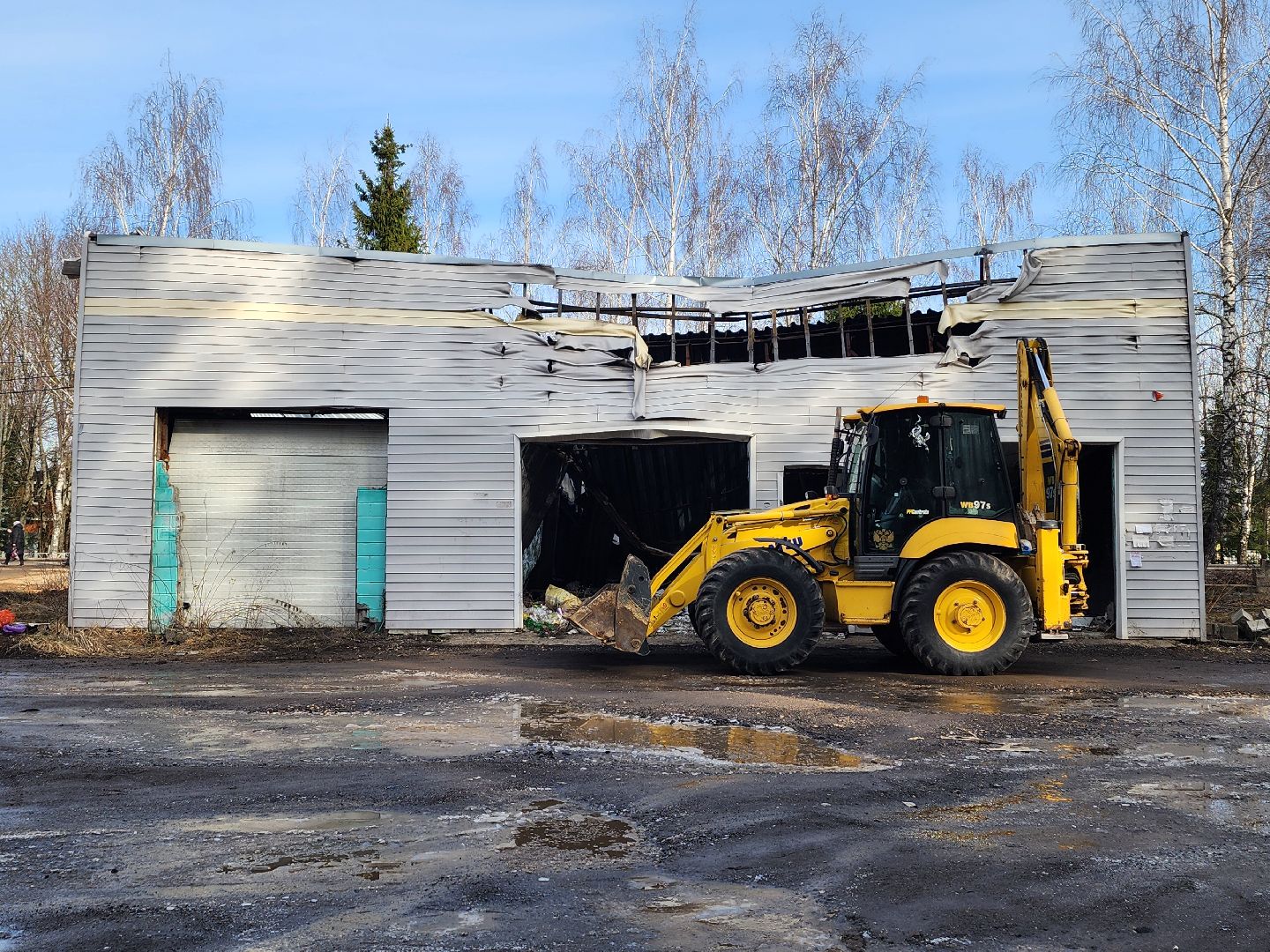 снос незаконных объектов, снос здания, мытищи,