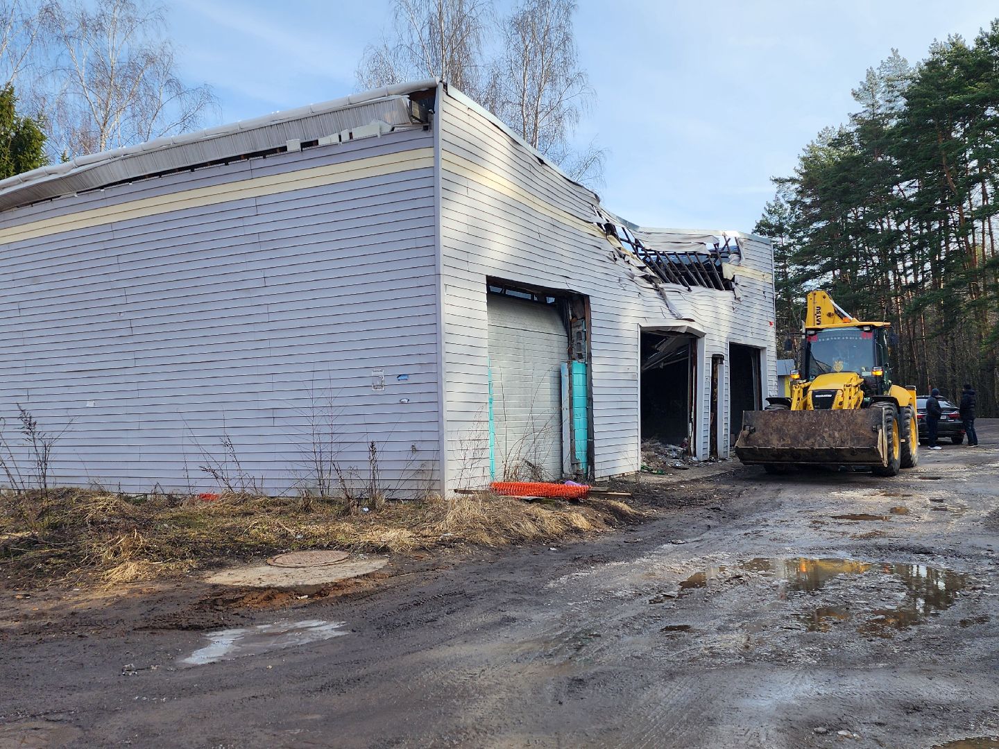 снос незаконных объектов, снос здания, мытищи,