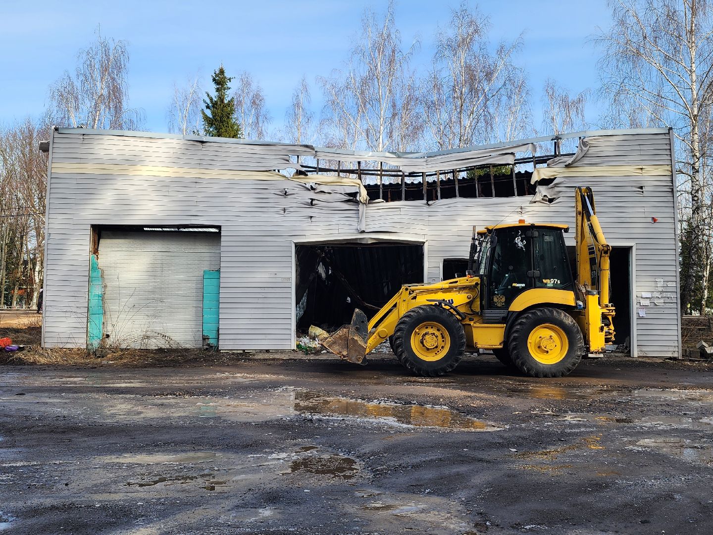 снос незаконных объектов, снос здания, мытищи,