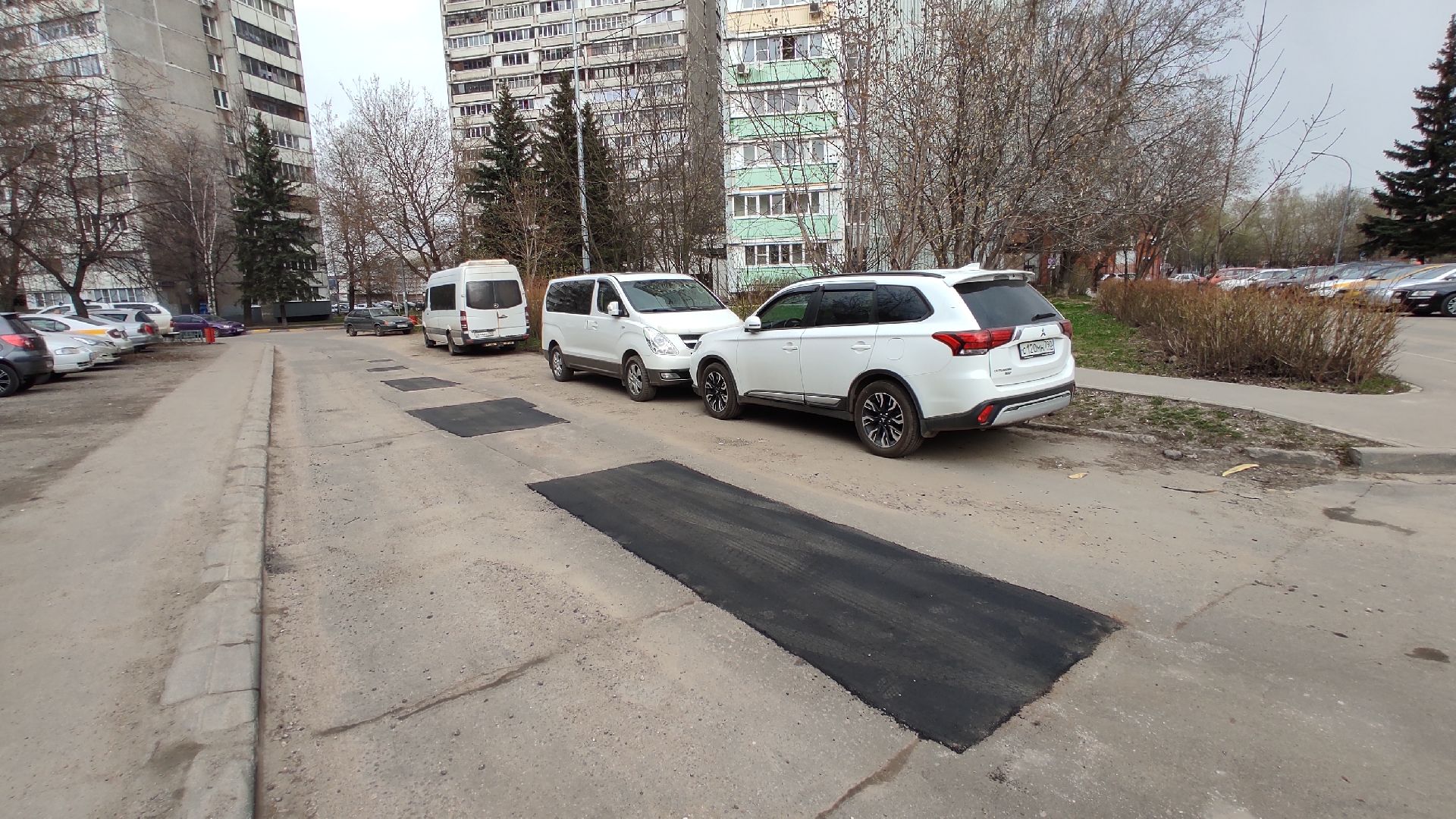 Лобня, дороги, ремонт