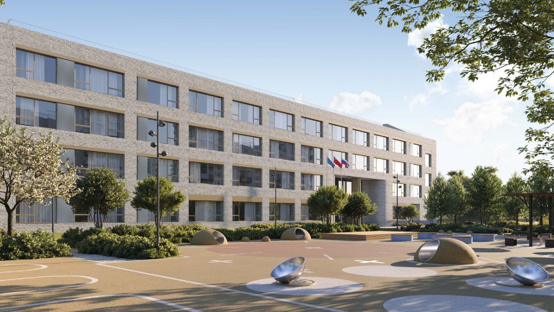 строительство школы, девелоперская компания брусника, ленинский городской округ, ново-молоково,