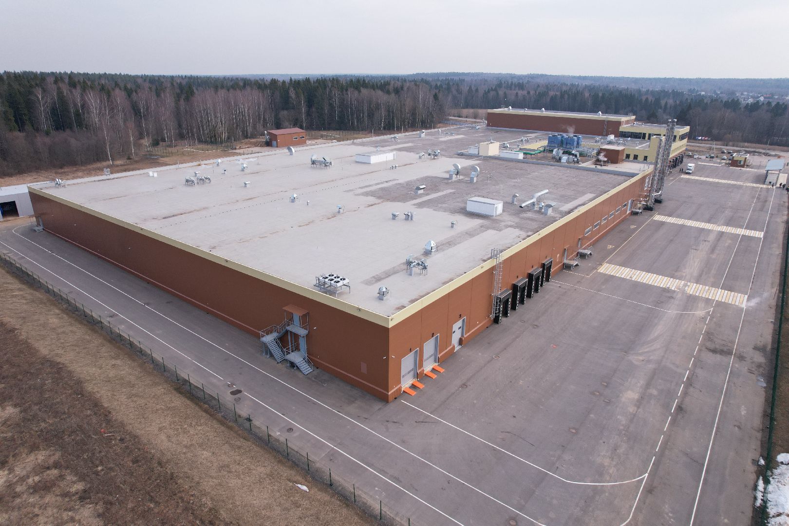 видео с коптера, бизнес в дмитрове, завод по производству еды в дмитрове,