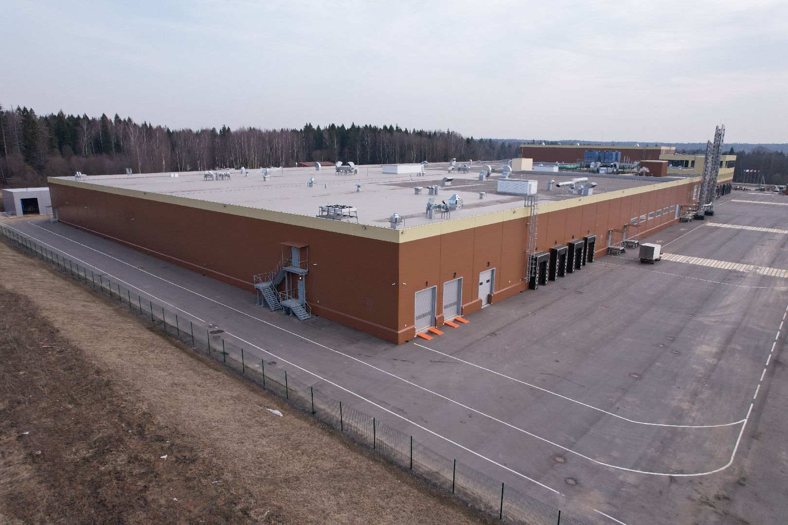 видео с коптера, бизнес в дмитрове, завод по производству еды в дмитрове,