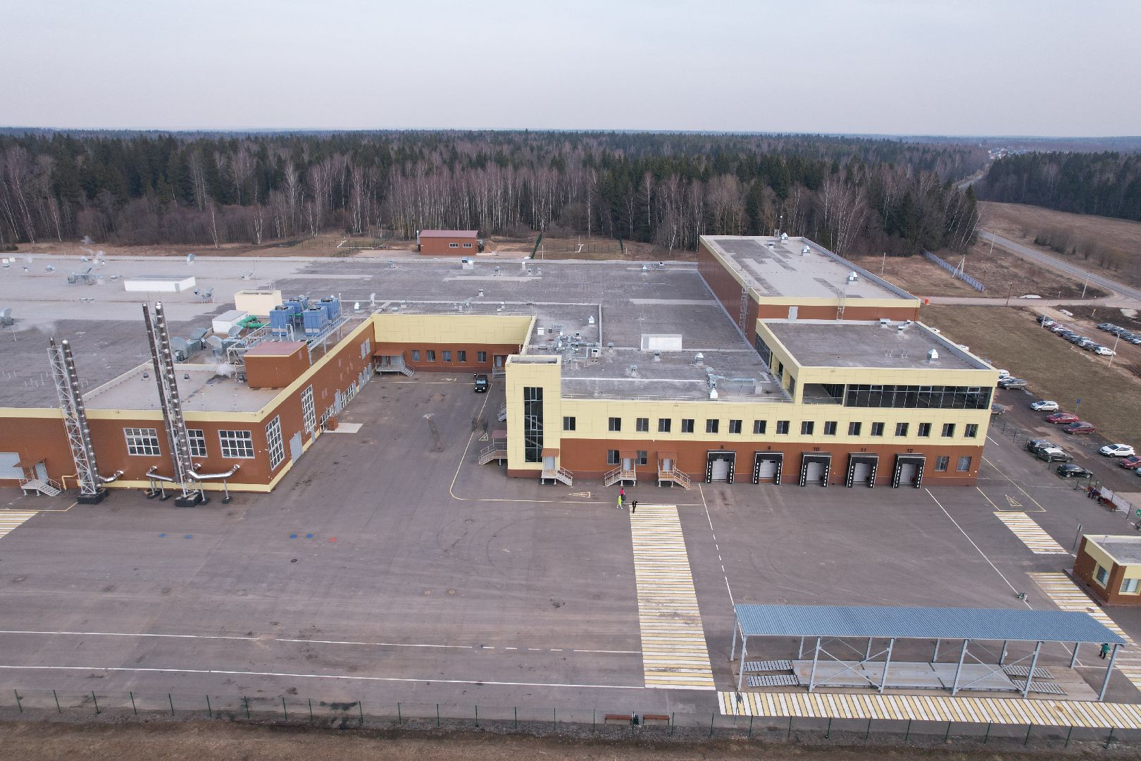 видео с коптера, бизнес в дмитрове, завод по производству еды в дмитрове,