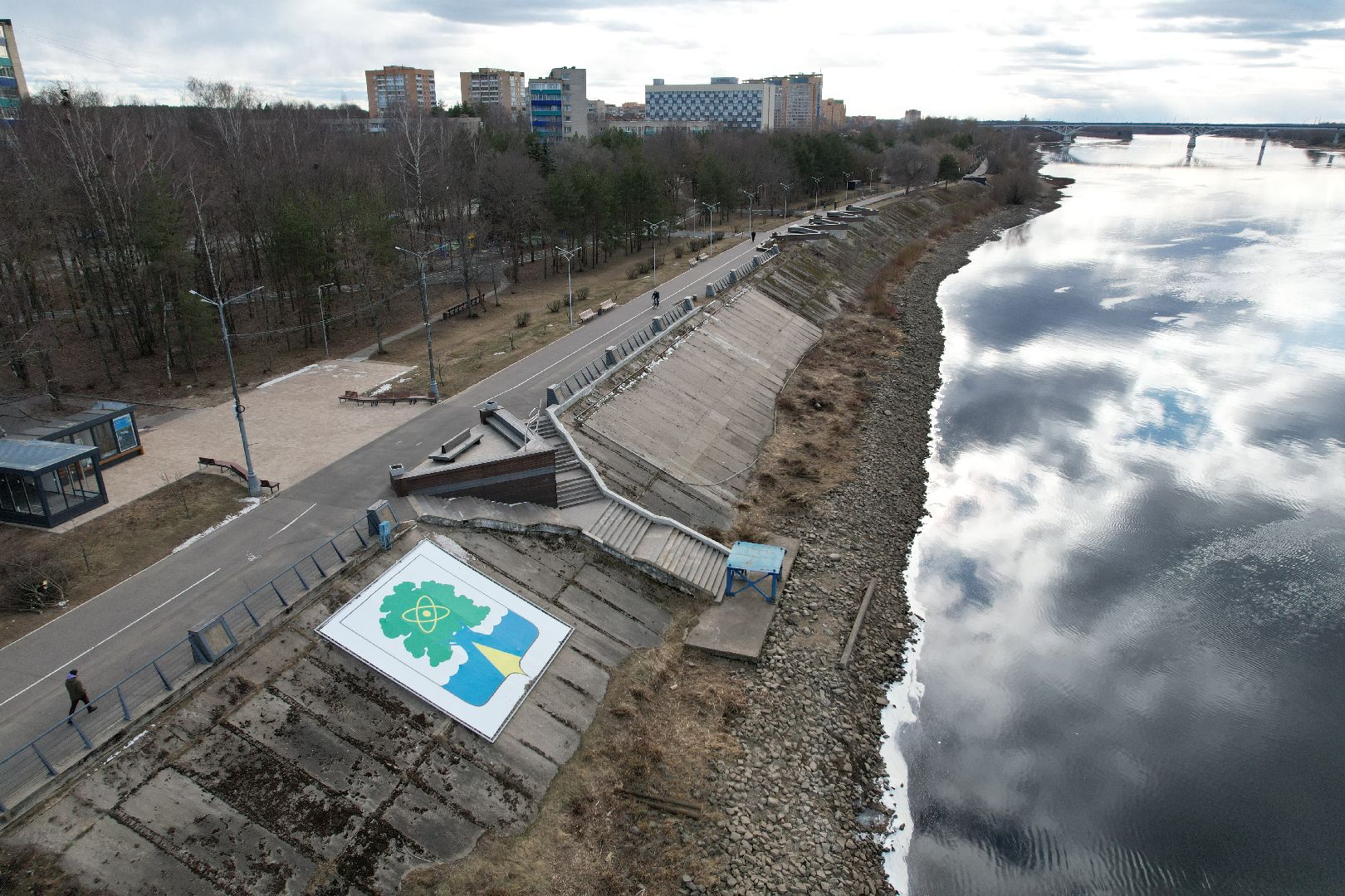 дубненская кругосветка, видео с коптера, велопешеходный маршрут в дубне,