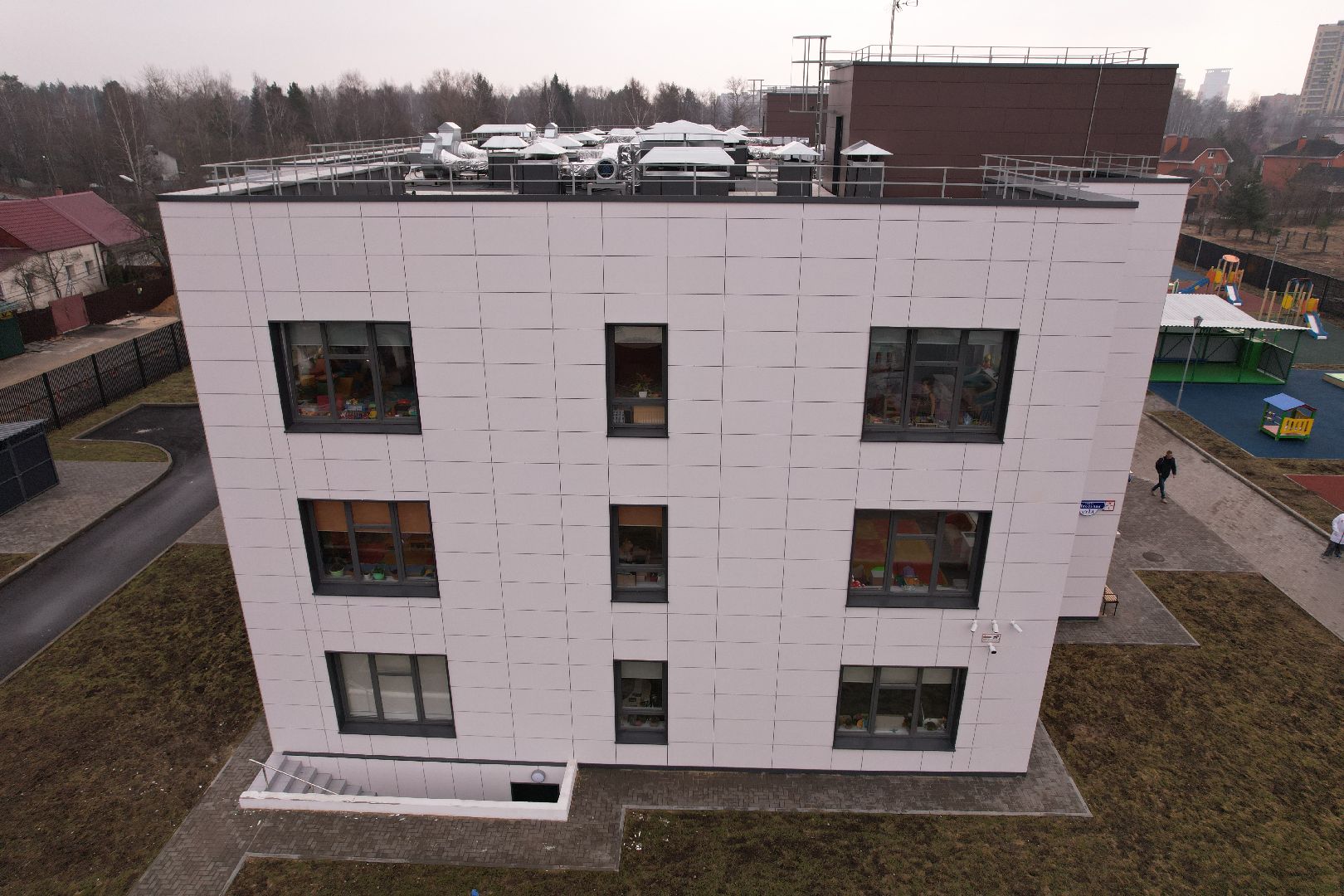 видео с коптера, образование в щелково, детский сад космос в щелково,