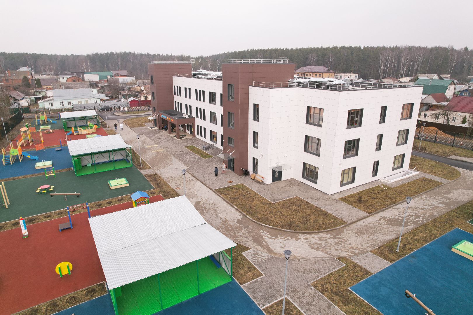 видео с коптера, образование в щелково, детский сад космос в щелково,