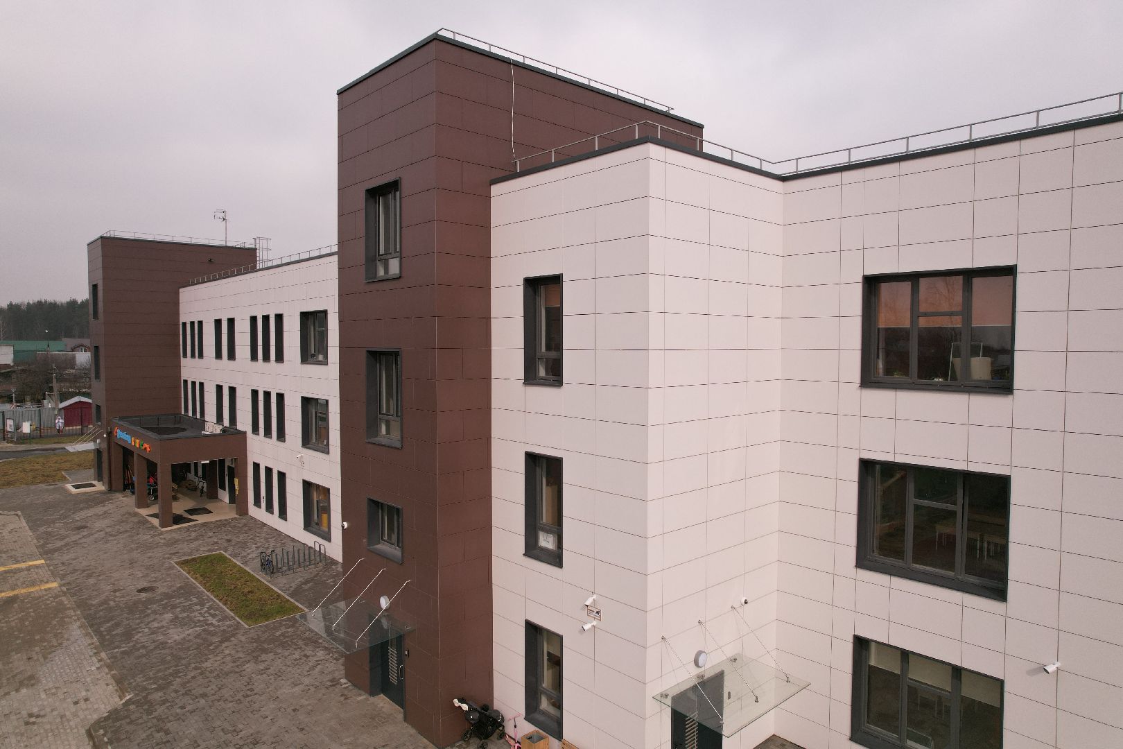 видео с коптера, образование в щелково, детский сад космос в щелково,