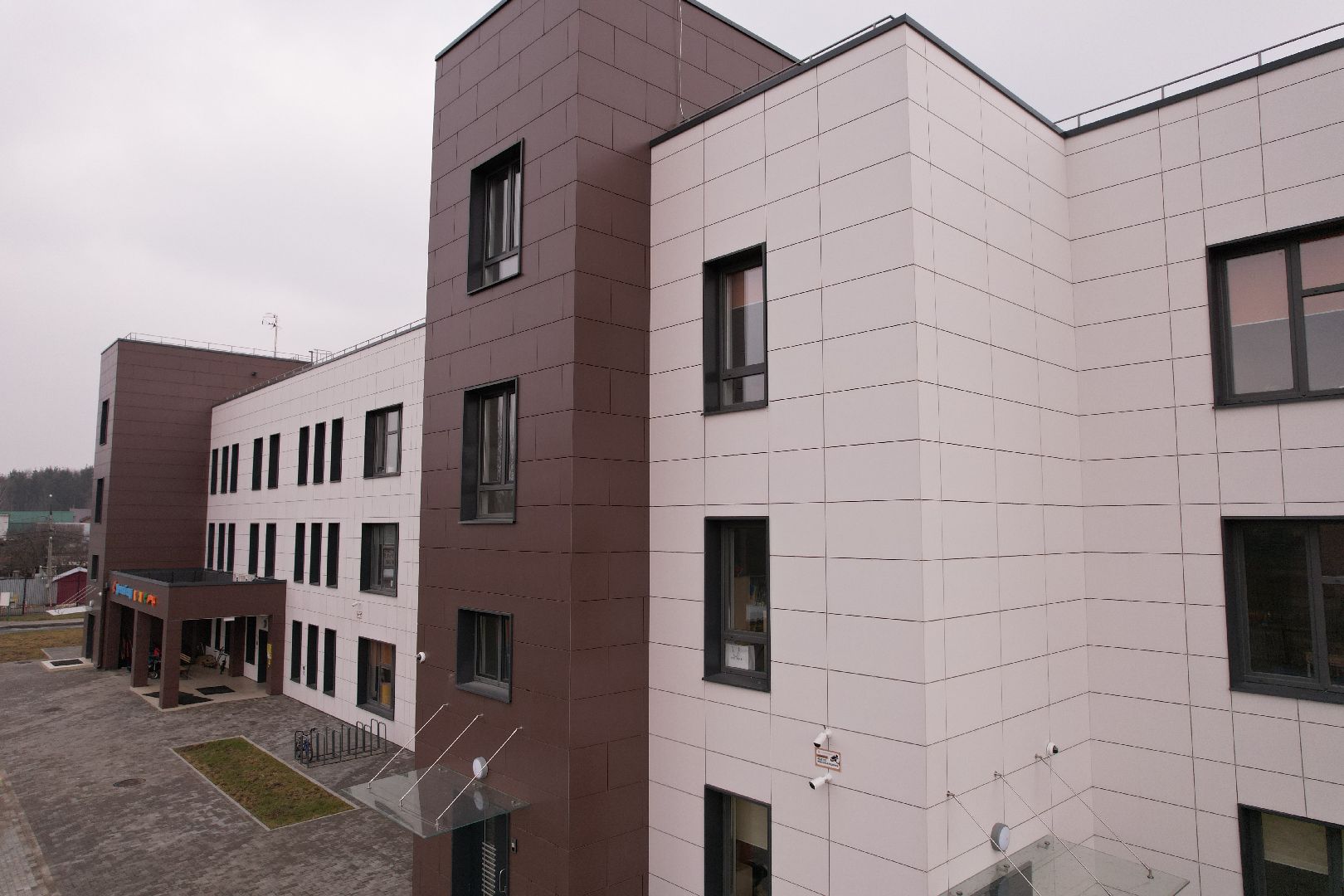 видео с коптера, образование в щелково, детский сад космос в щелково,