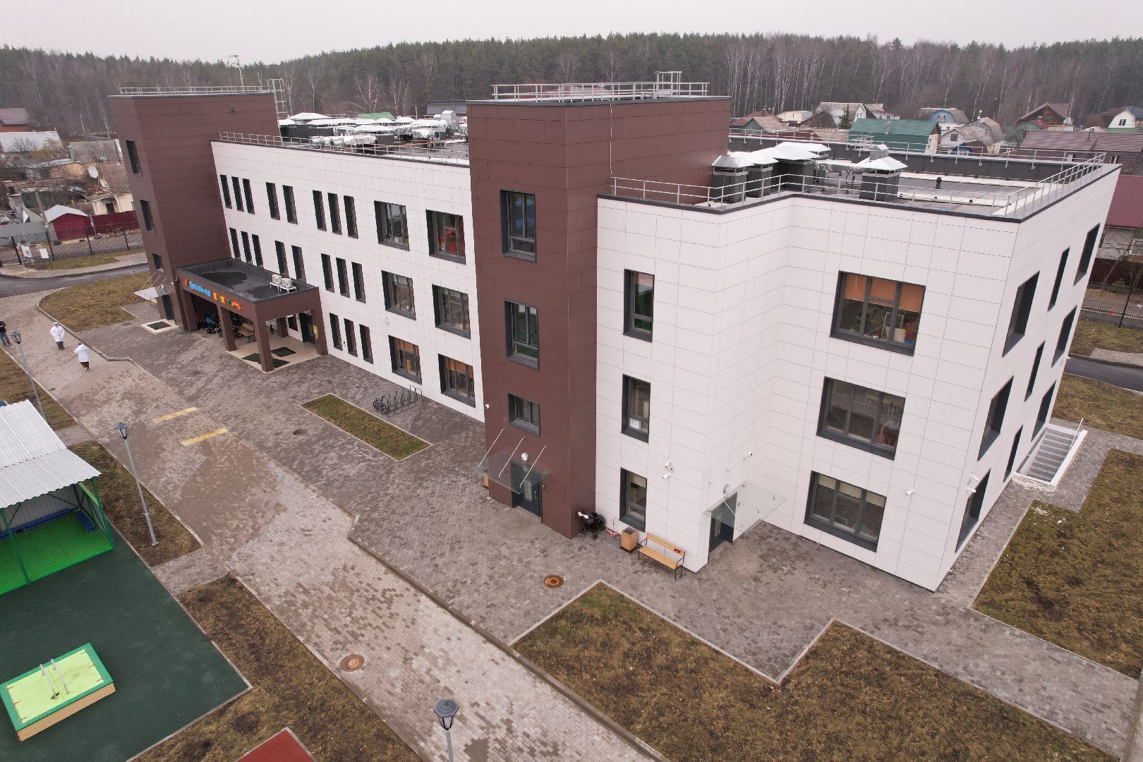 видео с коптера, образование в щелково, детский сад космос в щелково,