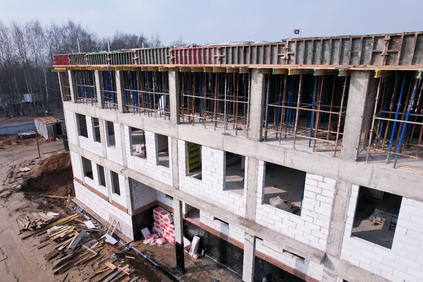 видео с коптера, детский сад в щелково, детский сад на улице Неделина,