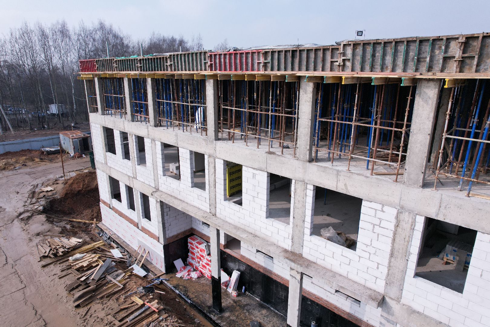 видео с коптера, детский сад в щелково, детский сад на улице Неделина,