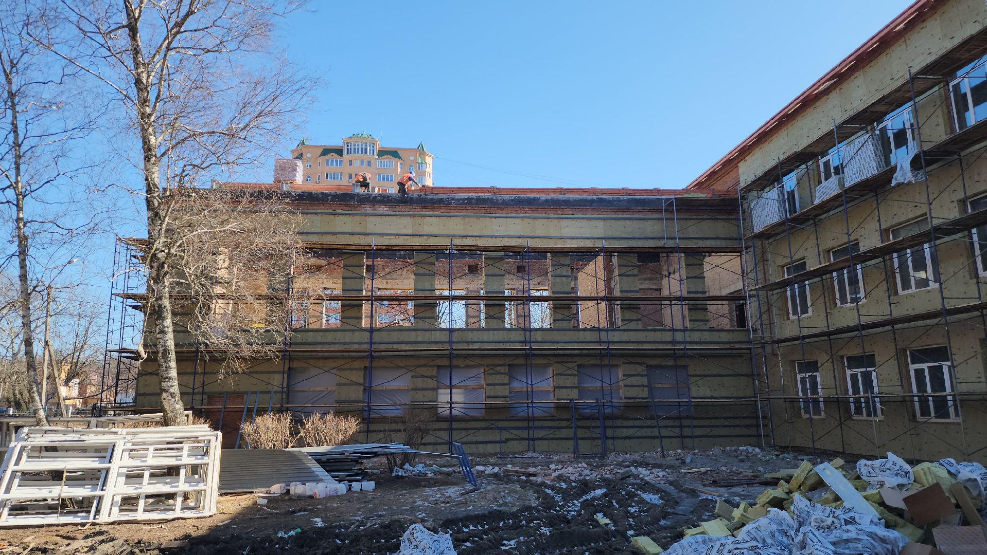 серпухов, капитальный ремонт школ, школа 6, улица водонапорная,