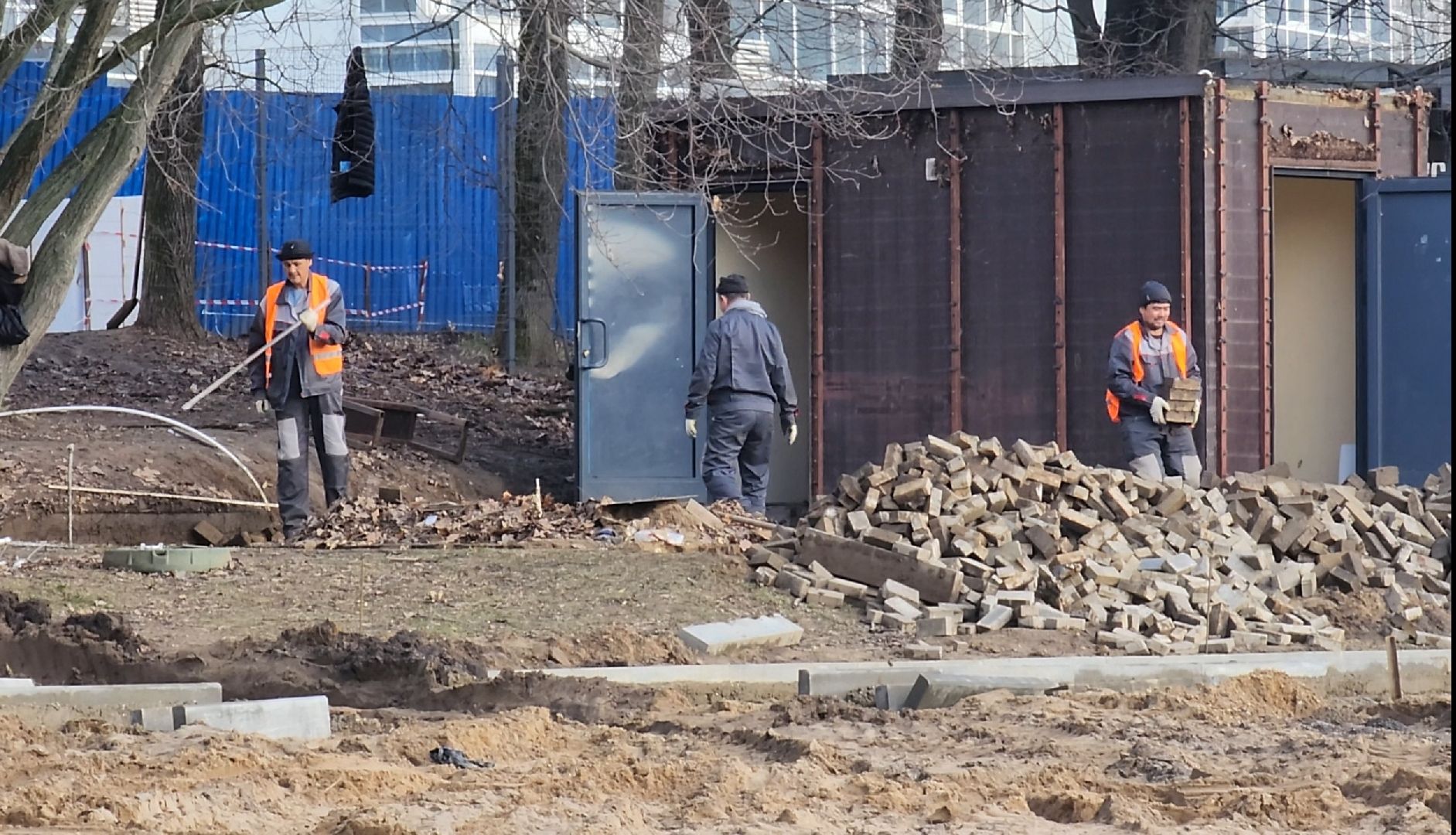 Парк, пляж, отдых, лето, ремонт,