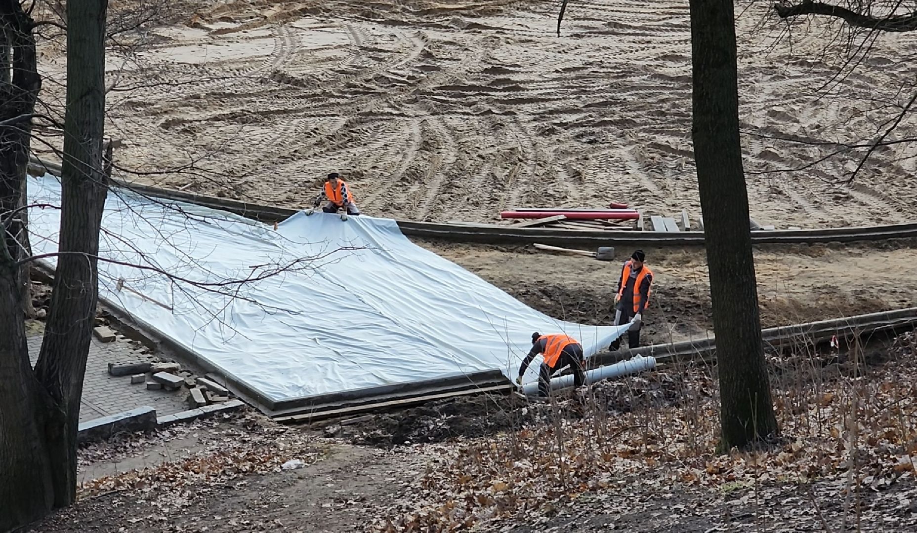 Парк, пляж, отдых, лето, ремонт,