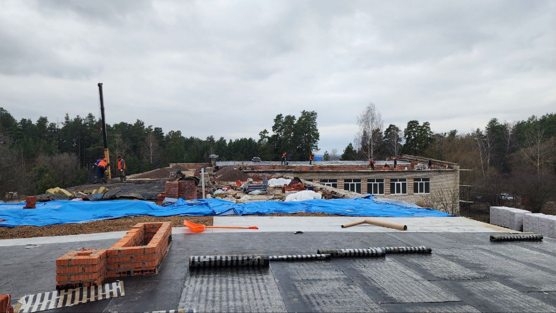 луховицы, капитальныей ремонт, капитальный ремонт школы, белоомут,