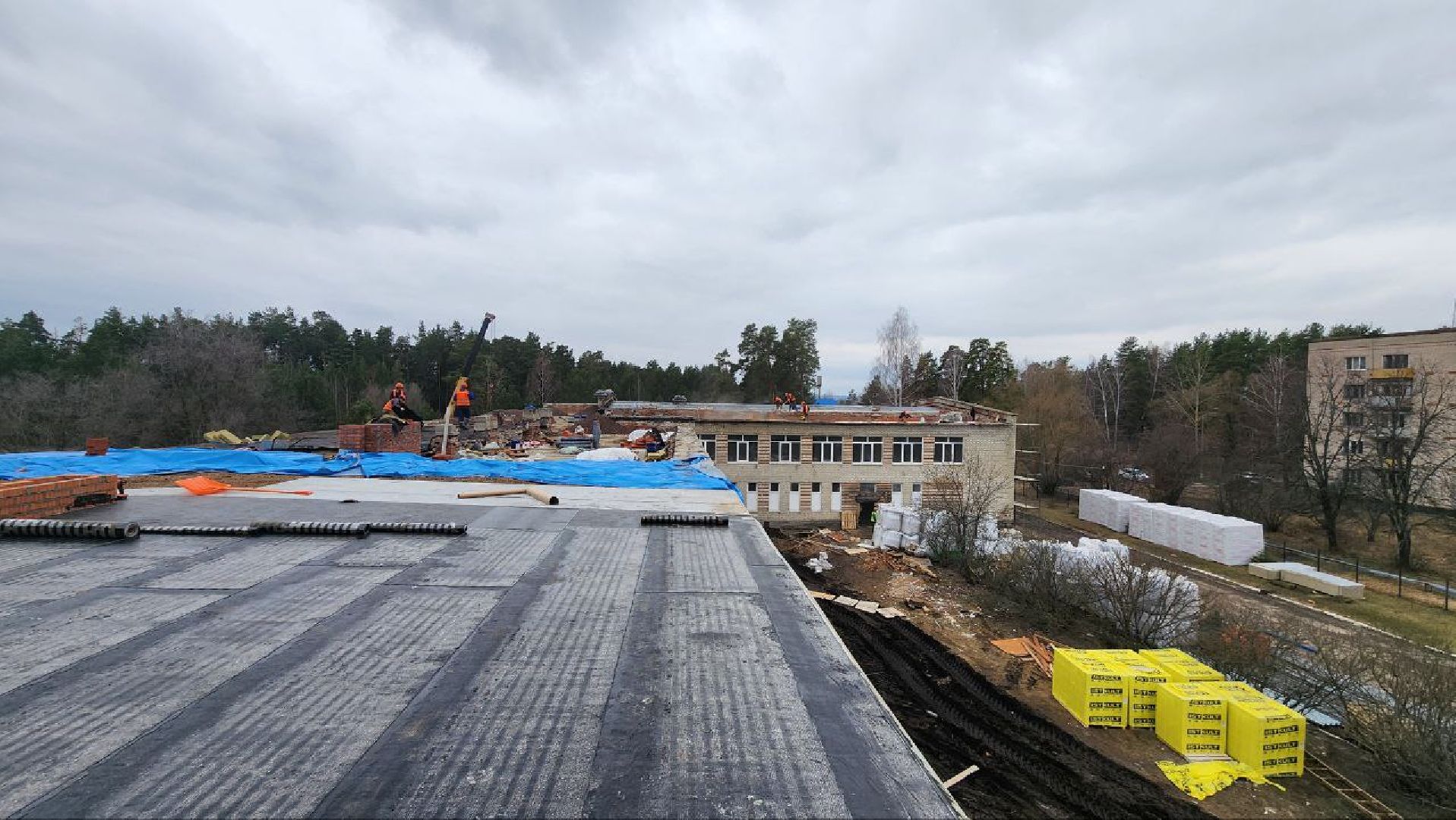 луховицы, капитальныей ремонт, капитальный ремонт школы, белоомут,