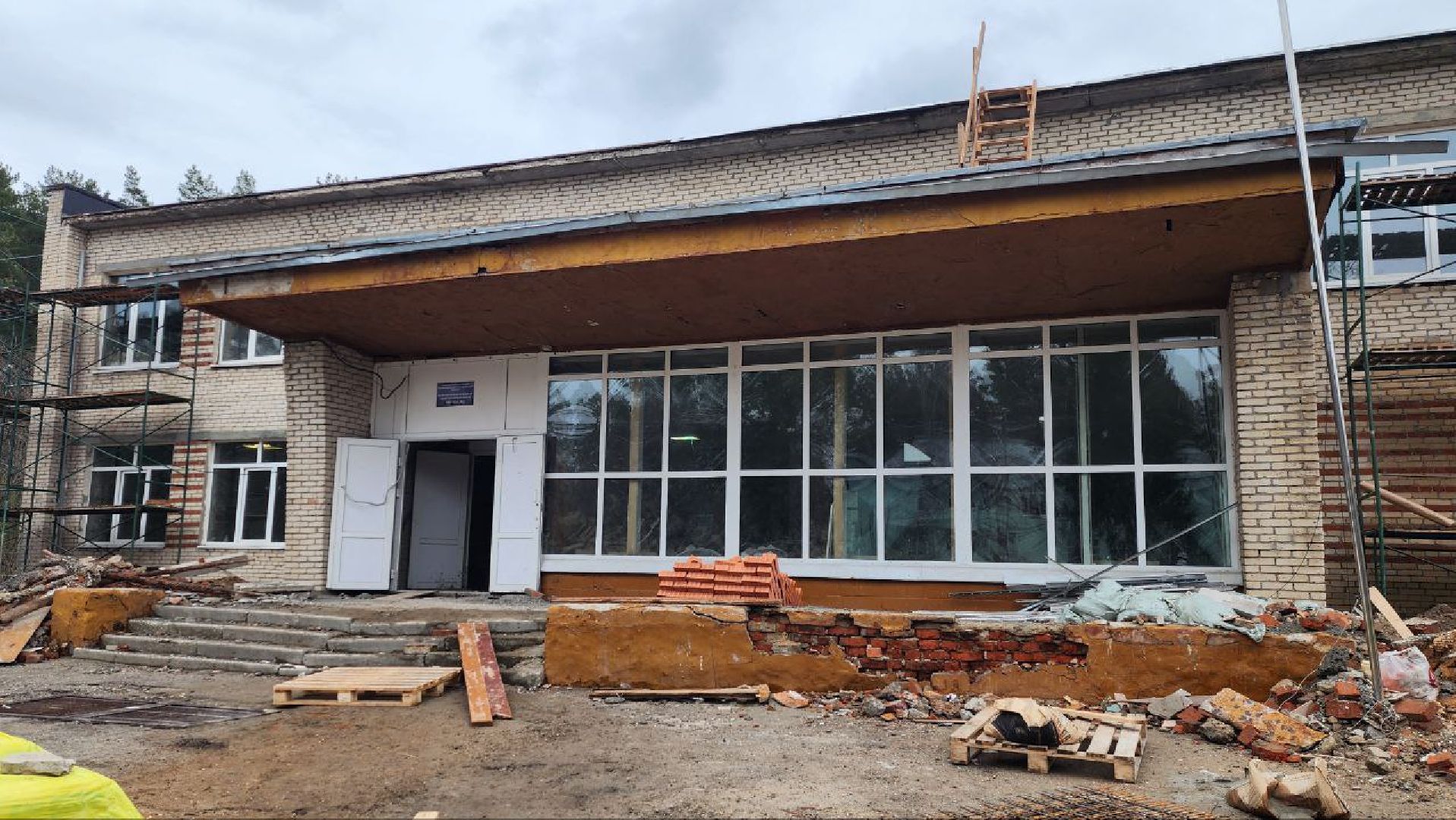 луховицы, капитальныей ремонт, капитальный ремонт школы, белоомут,