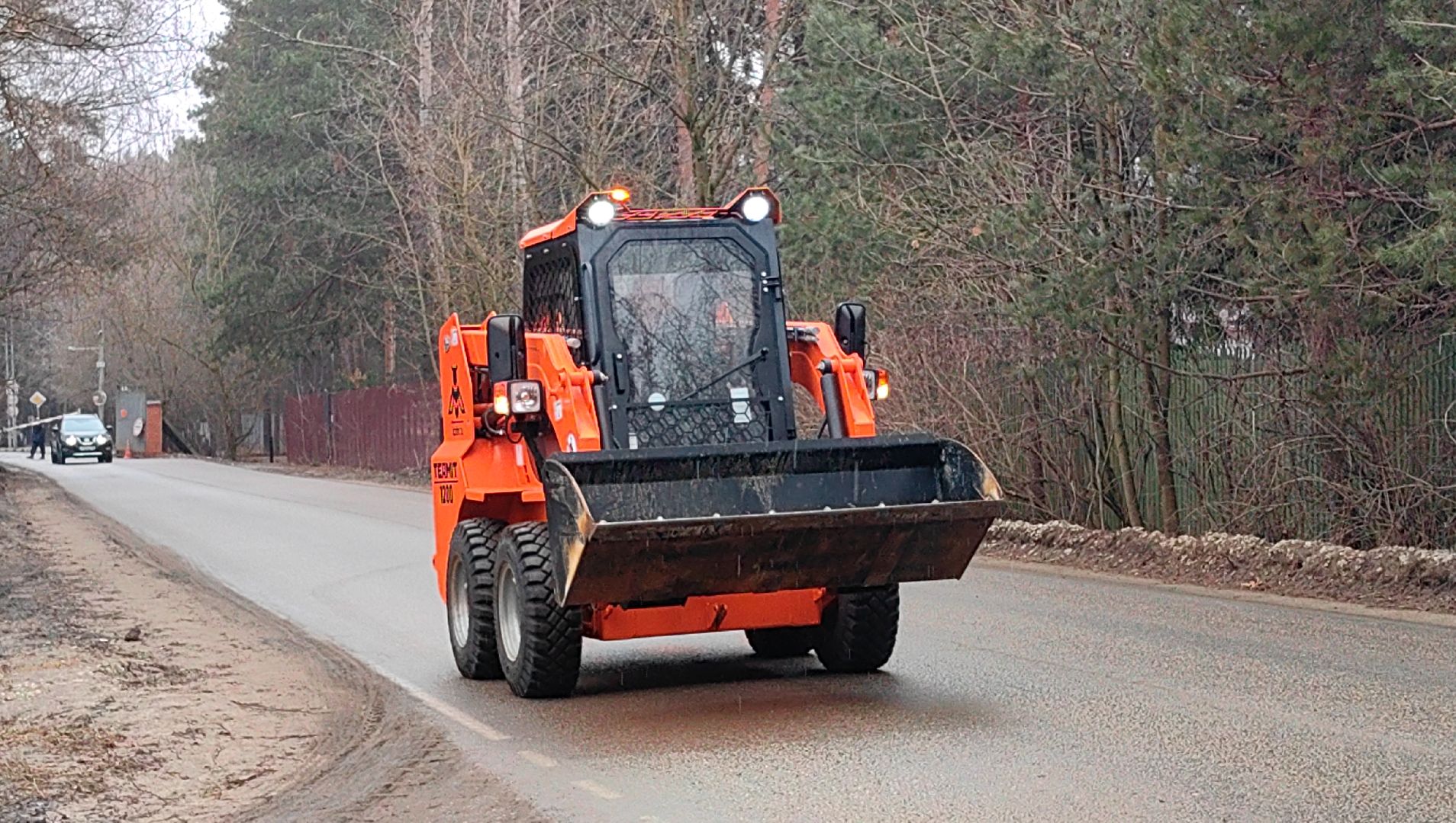 кдм, камаз, самосвал, уборка, месяц чистоты, мини-погрузчик, техника,