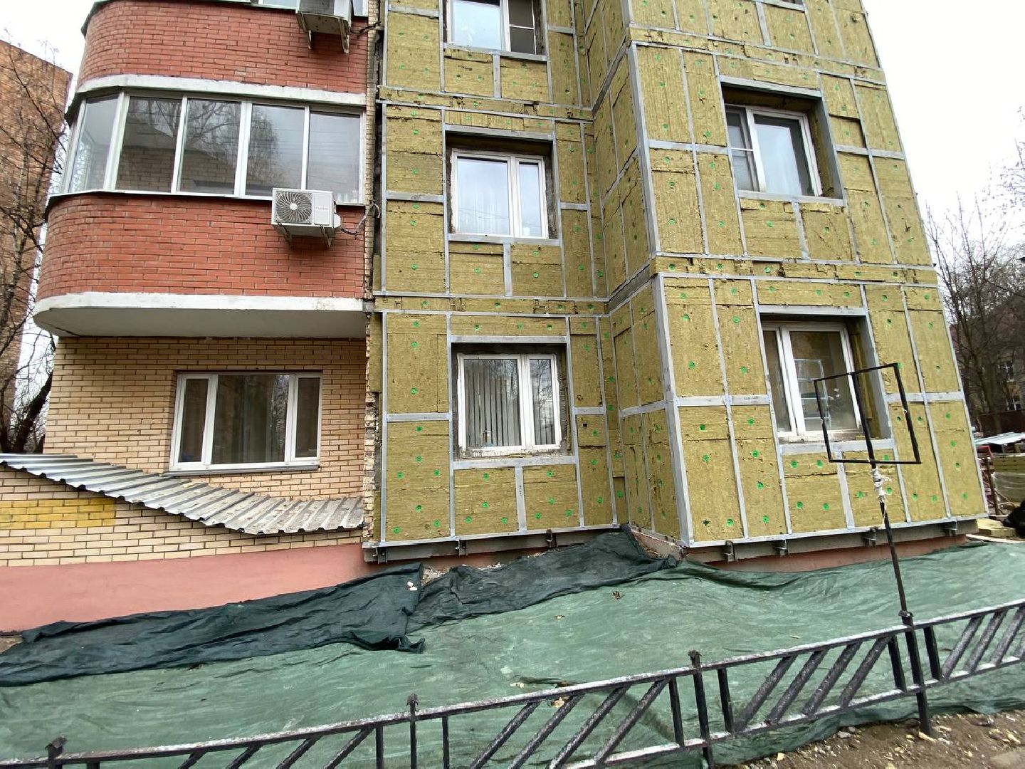 ремонт дома, ремонт фасада, ремонт дома на Школьной улице, ремонт дома в Красногорске,