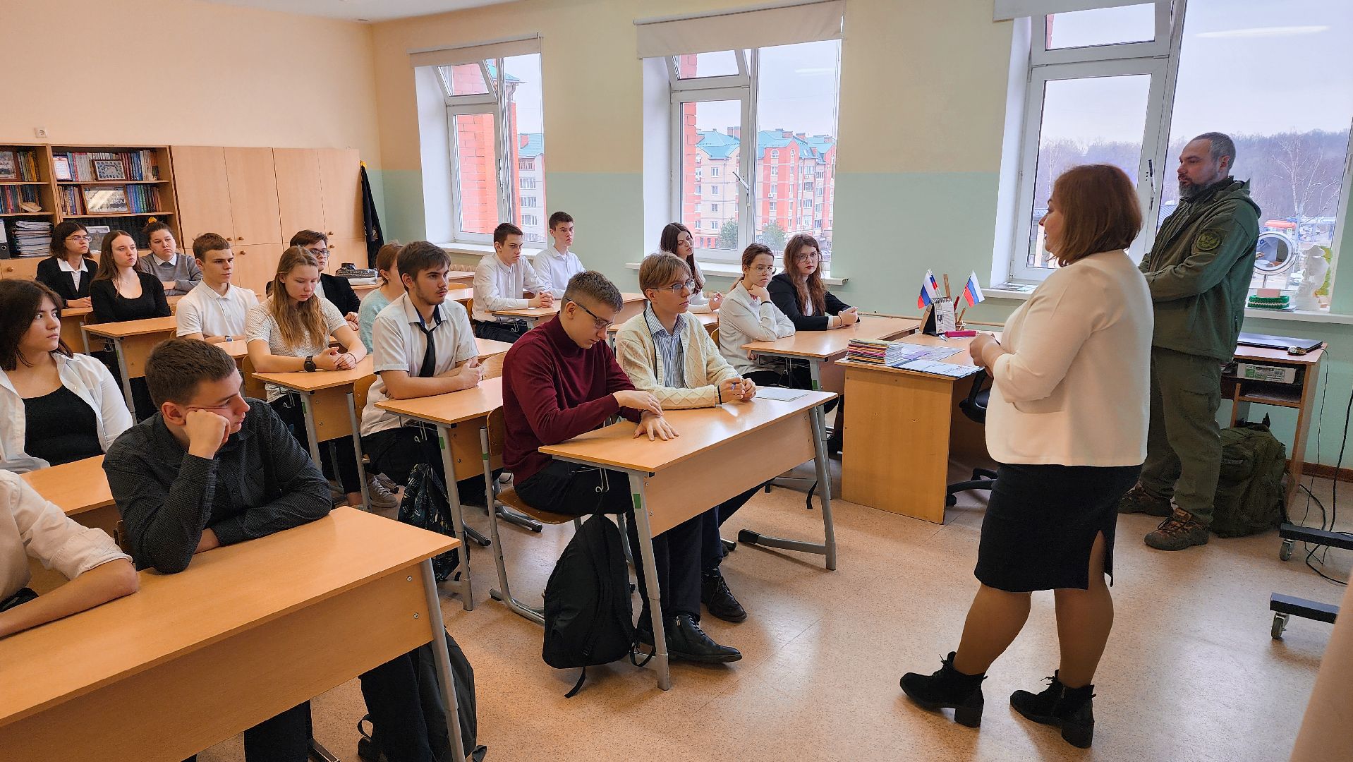 Бронницы, Ветеран СВО, Урок мужества, Гимназия имени Пушкина,