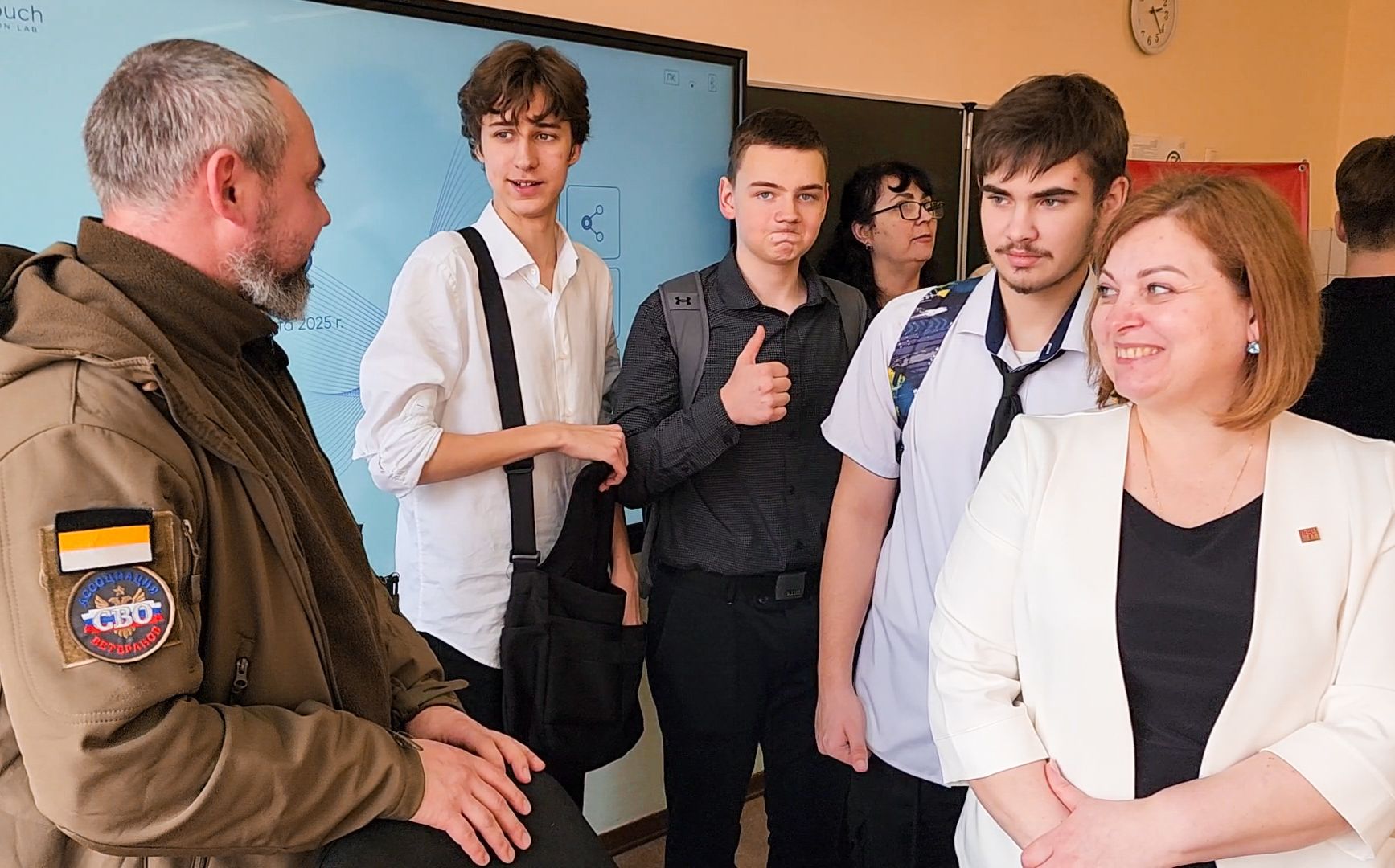 Бронницы, Ветеран СВО, Урок мужества, Гимназия имени Пушкина,
