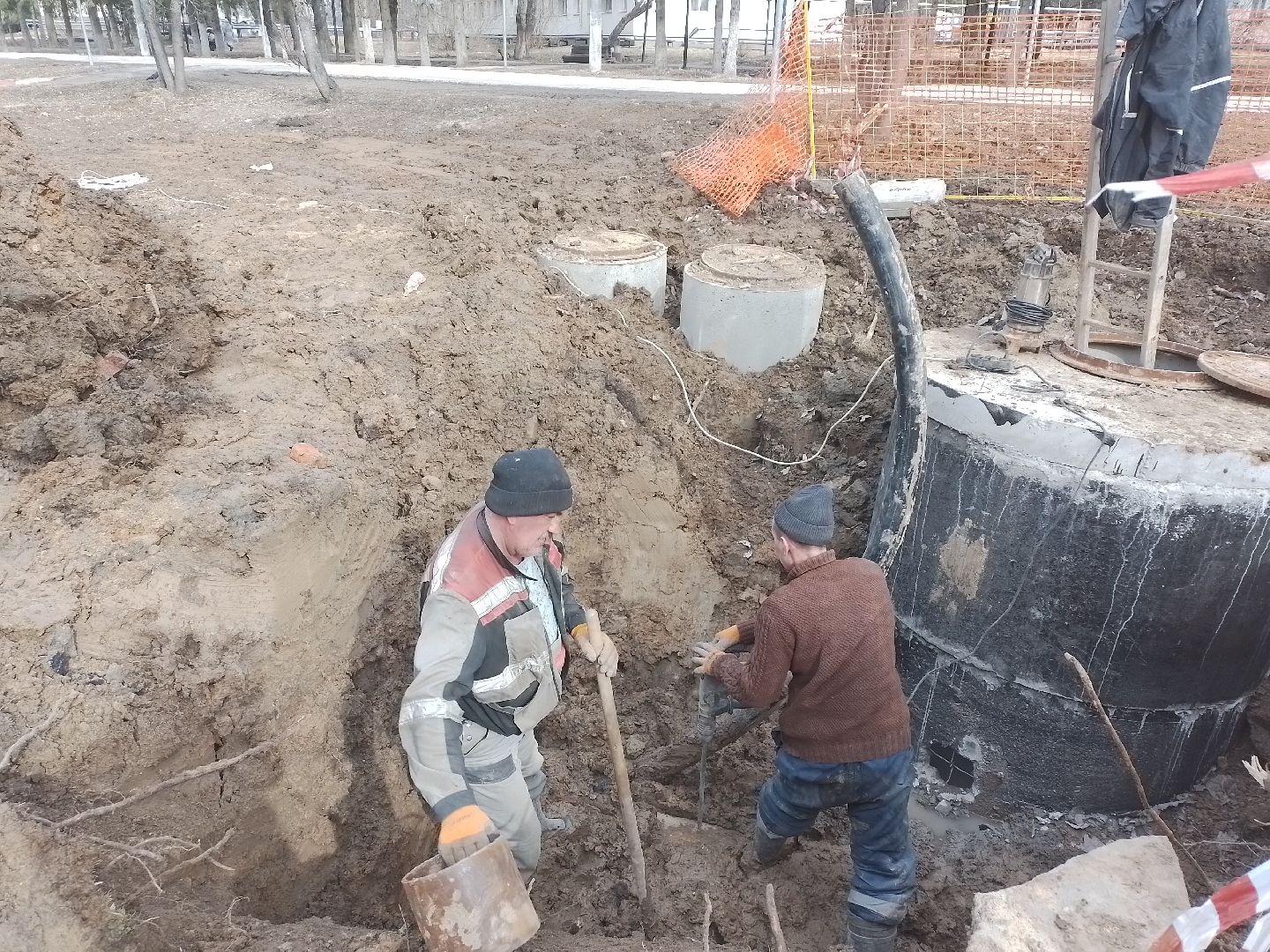 жкх, благоустрйоство, городской округ восход, трубопровод,