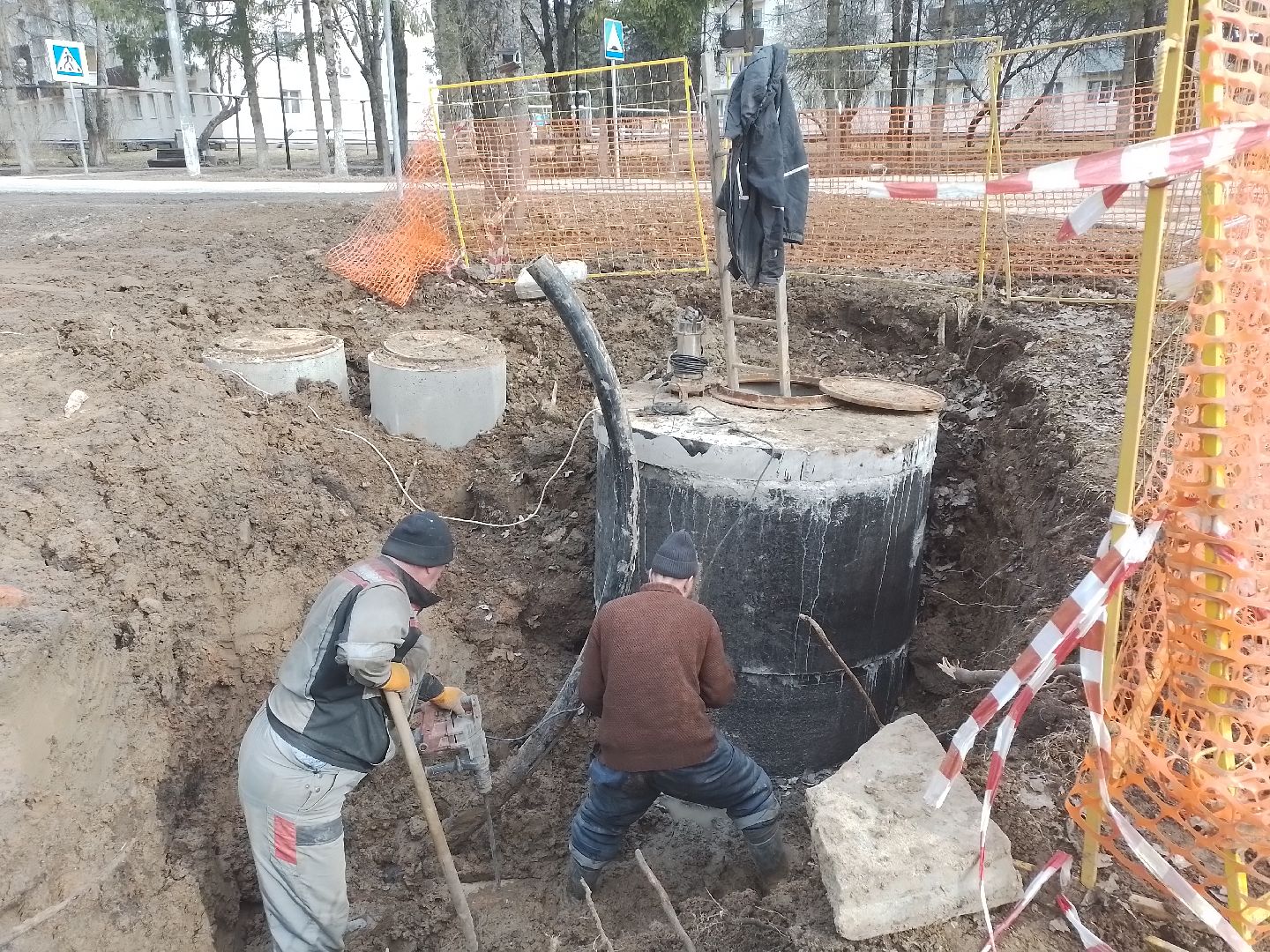 жкх, благоустрйоство, городской округ восход, трубопровод,